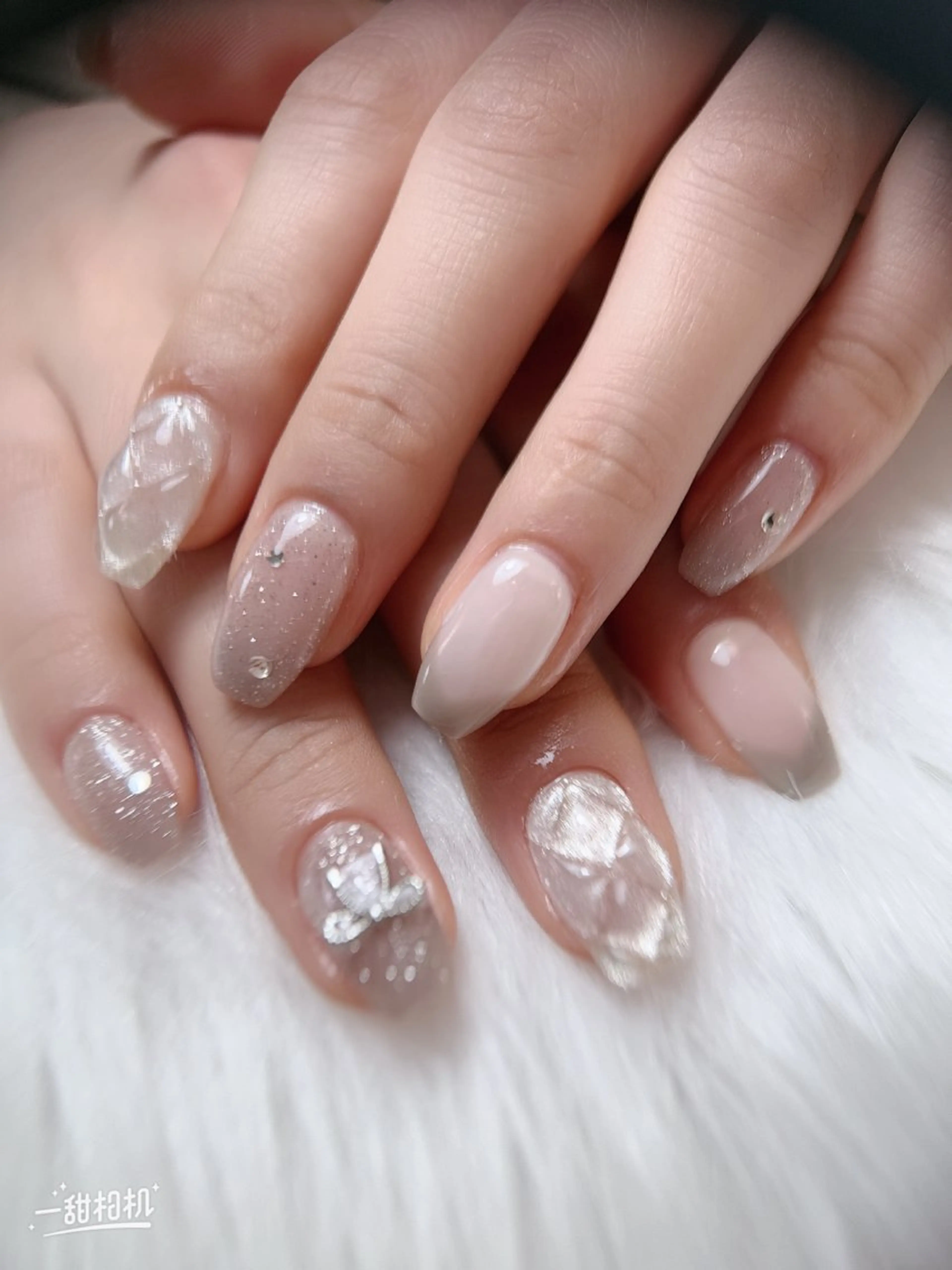 ネイル フレンチネイル グラデーション 韓国ネイル マグネットネイル ミラーネイル ハンドネイル viet phe所属・Vp ネイルのネイルデザイン