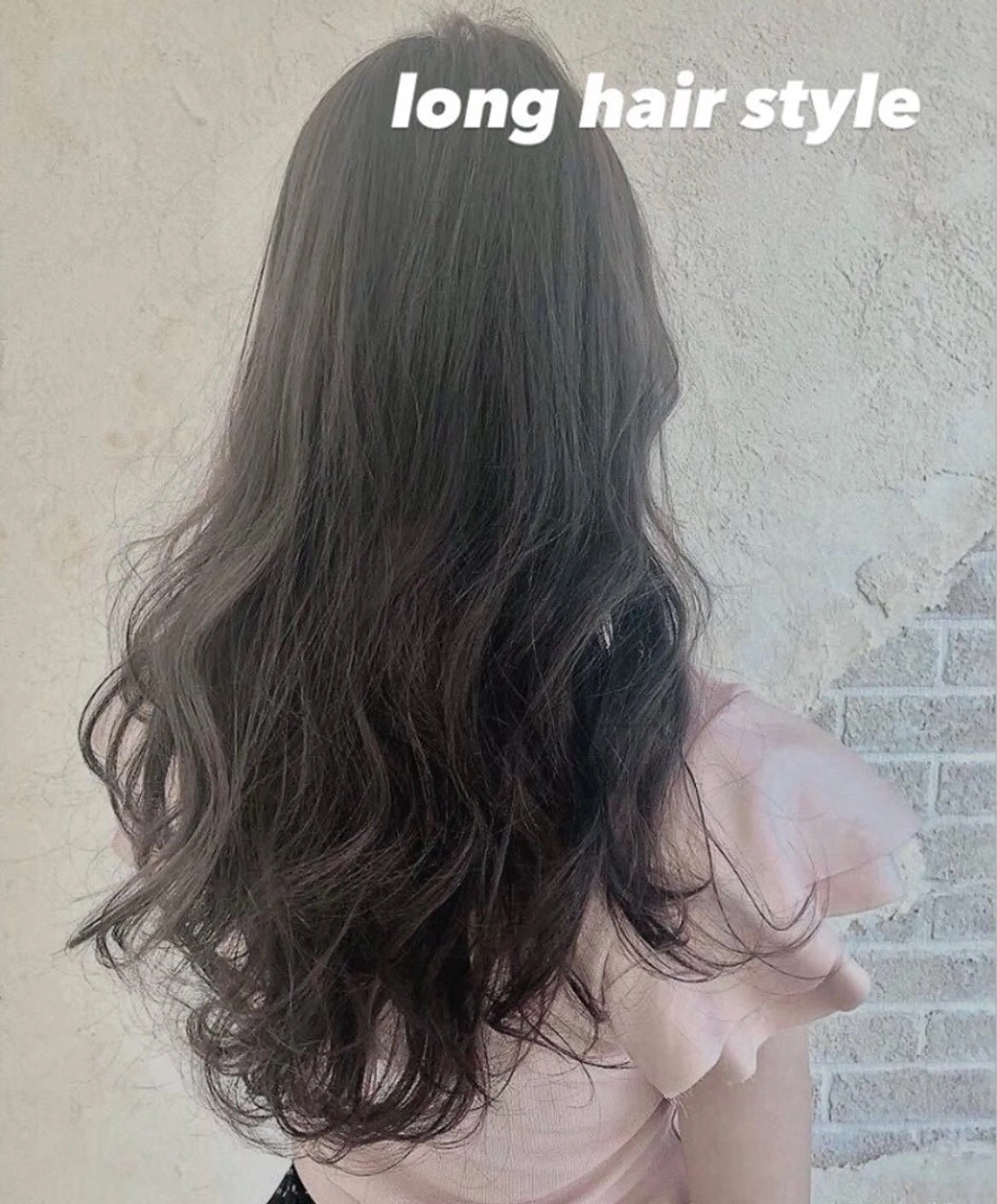 ロング 最高級人毛 100%エクステ茉央のヘアスタイル