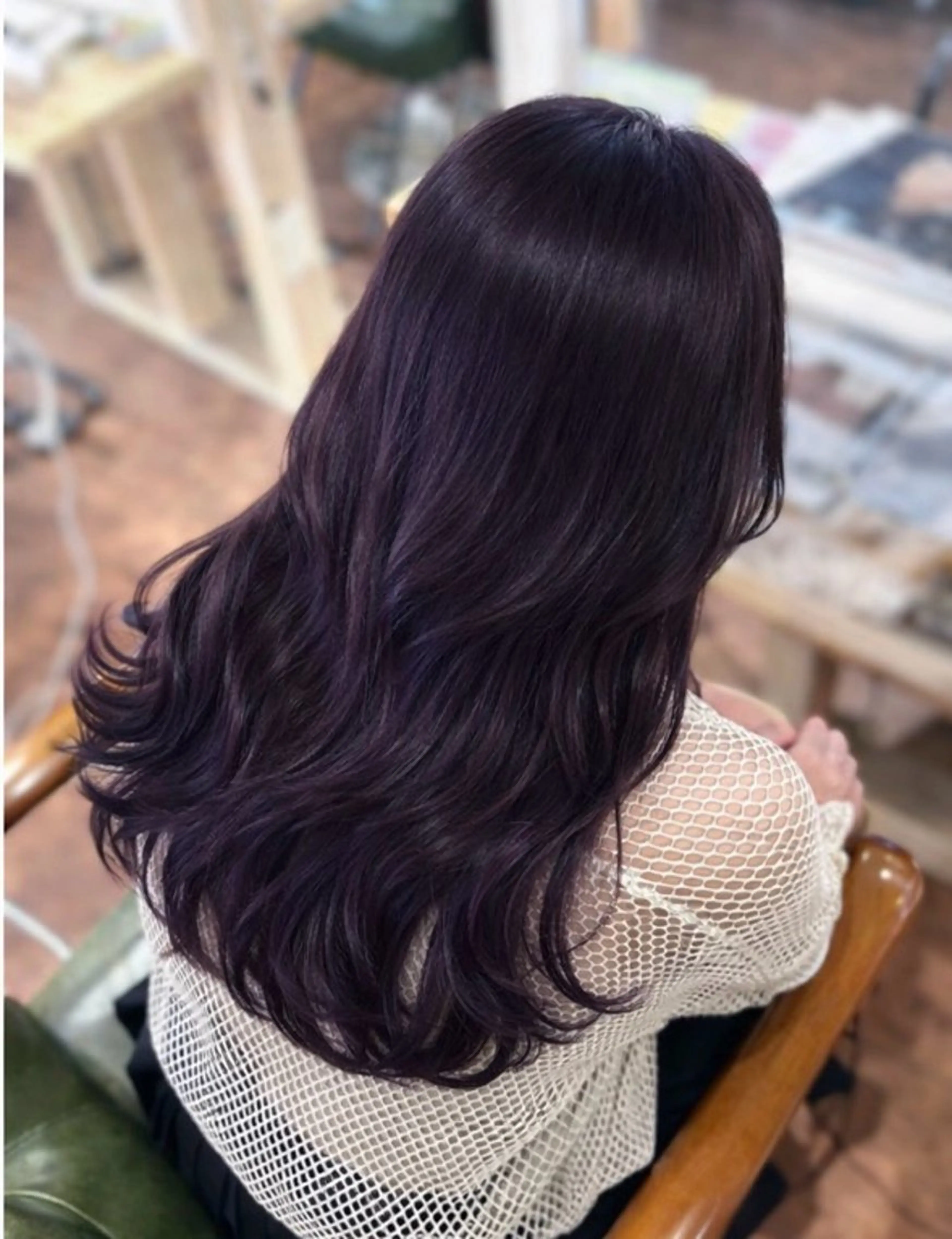 カラー 田口 侑佳のヘアスタイル