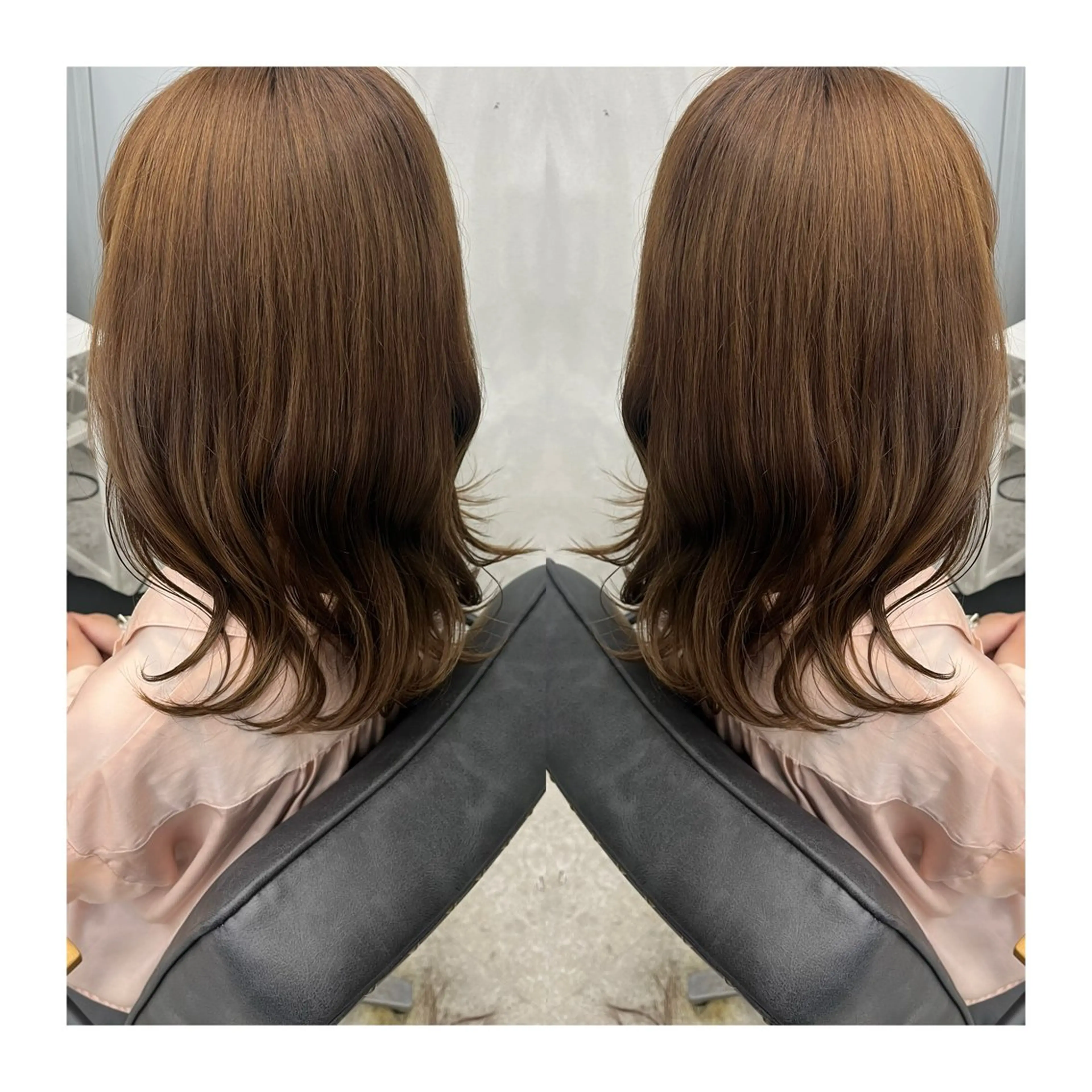 🎀メンテナンスカット+ケアカラー+超音波トリートメント🎀の写真