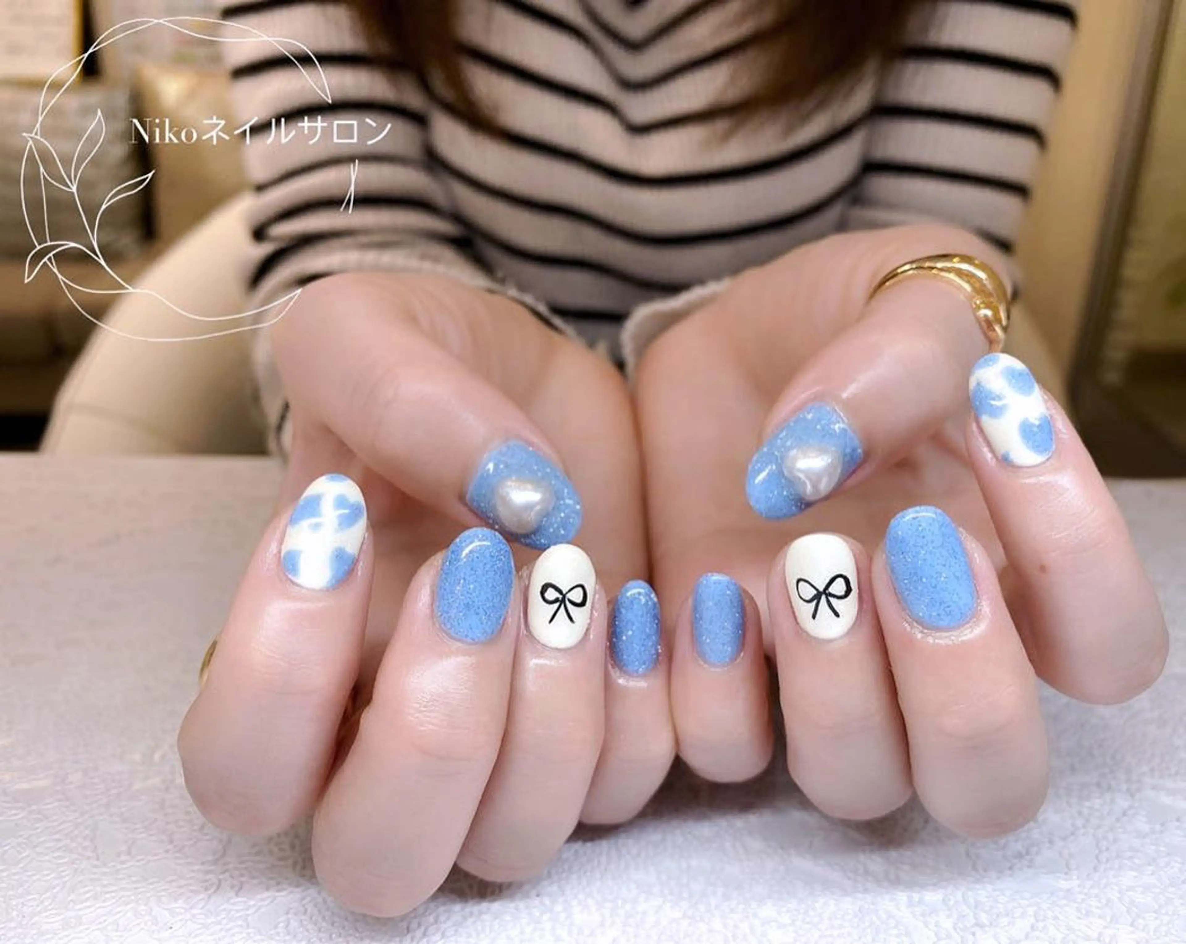 ネイル チークネイル 長さ出し フットネイル フレンチネイル ジェルネイル Niko Nailsalonのネイルデザイン