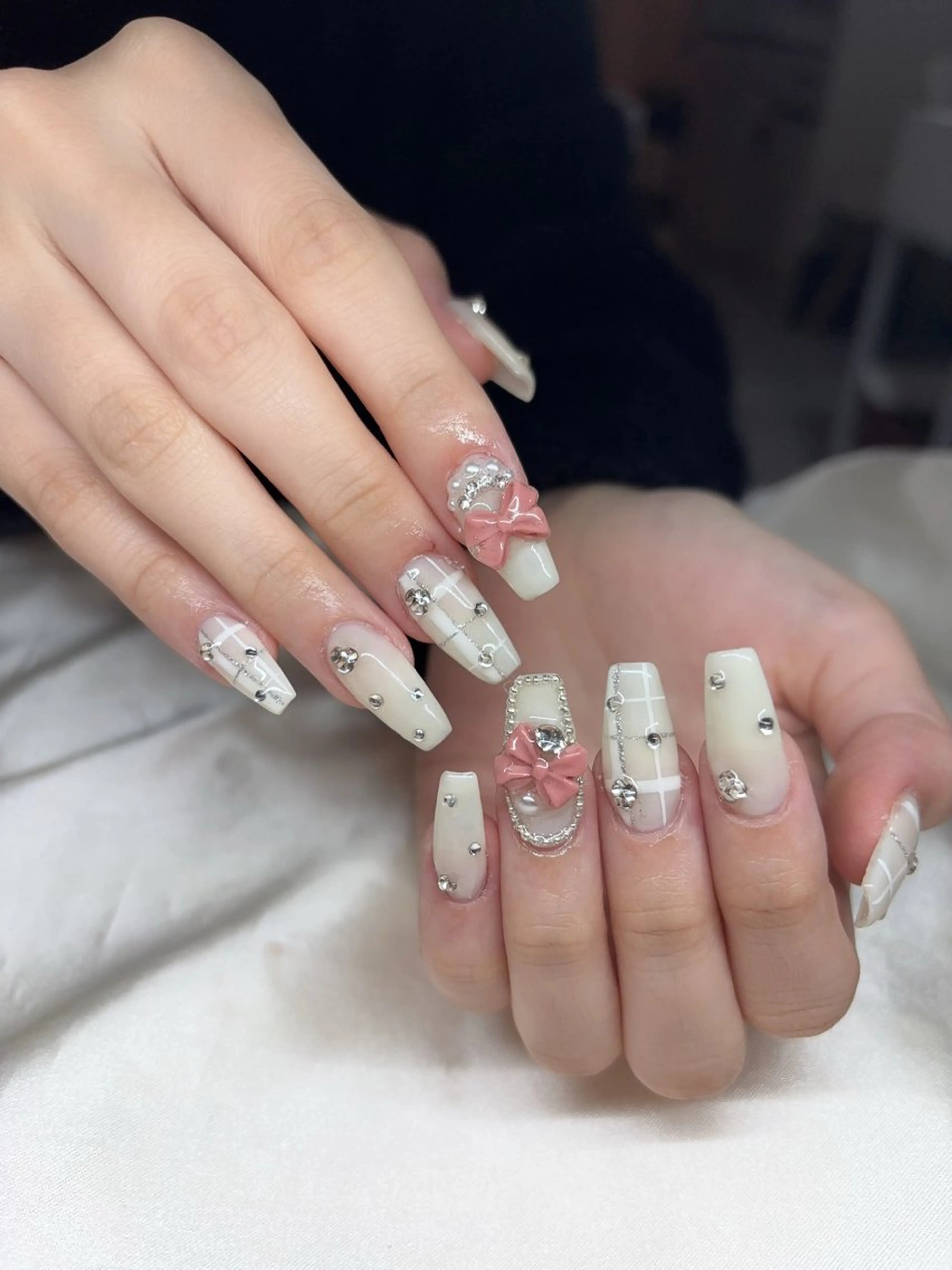 ネイル 韓国ネイル 持ち込み ニュアンスネイル ネイルチップ ハンドネイル TABI ANA.CHUOのネイルデザイン