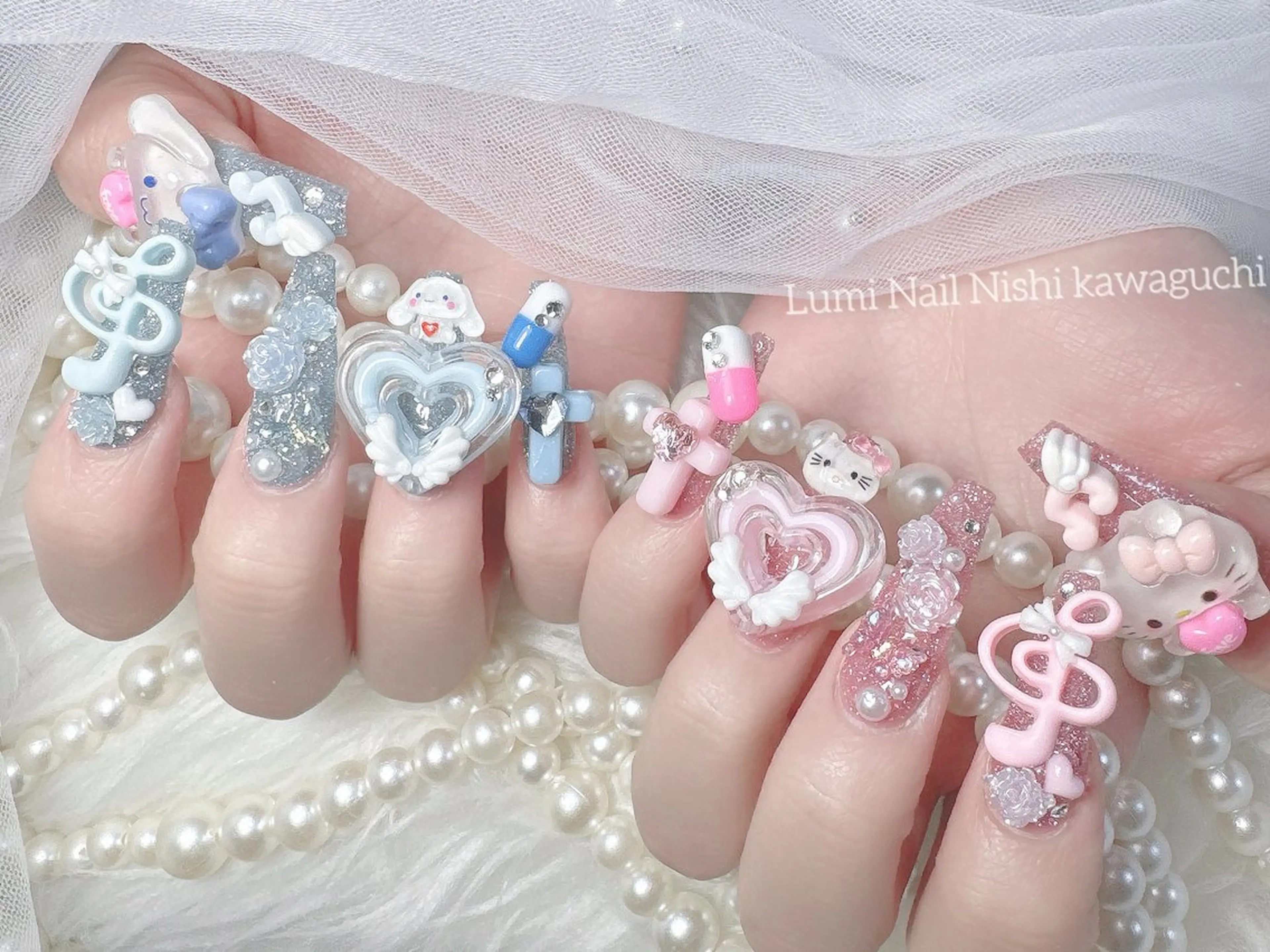 ネイル フットネイル ジェルネイル キラキラネイル オフィスネイル ピンク ハンドネイル Lumi Nail Salonのネイルデザイン
