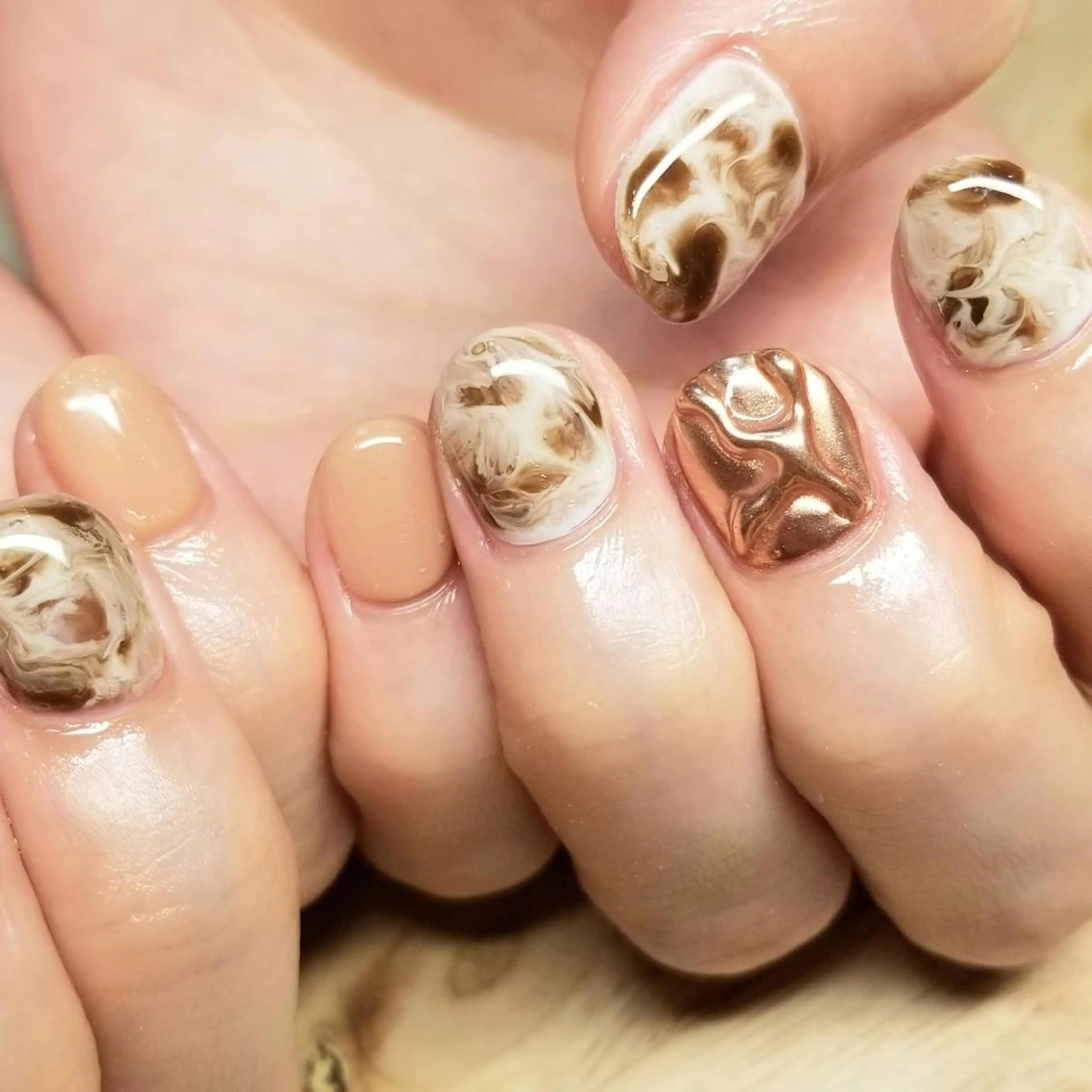 ネイル カジュアル L'instant  Nail Artzのネイルデザイン