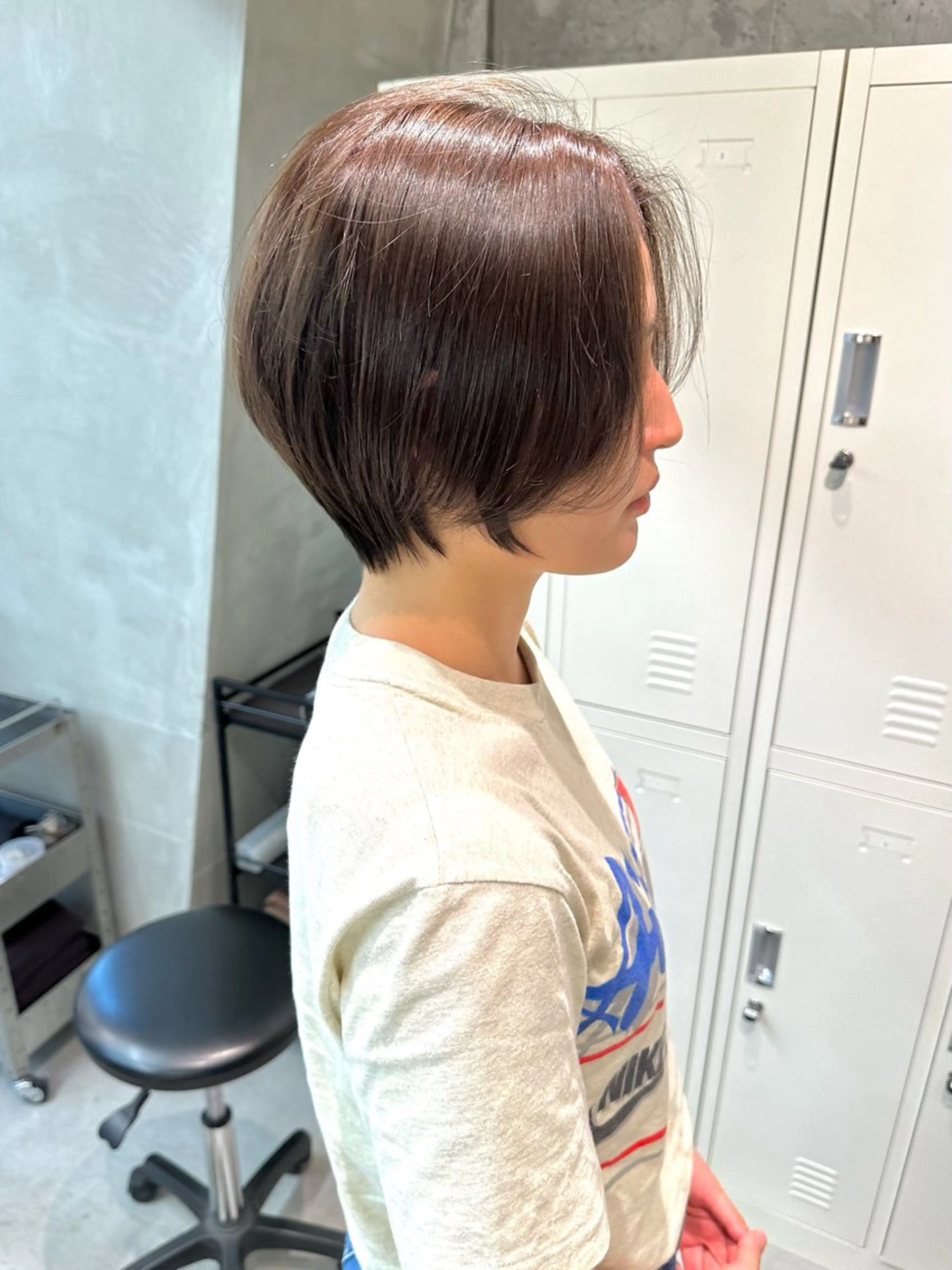 ショート カラー 丸みショート ショートヘア 似合わせショート×透 明感/やじまたかしのヘアスタイル