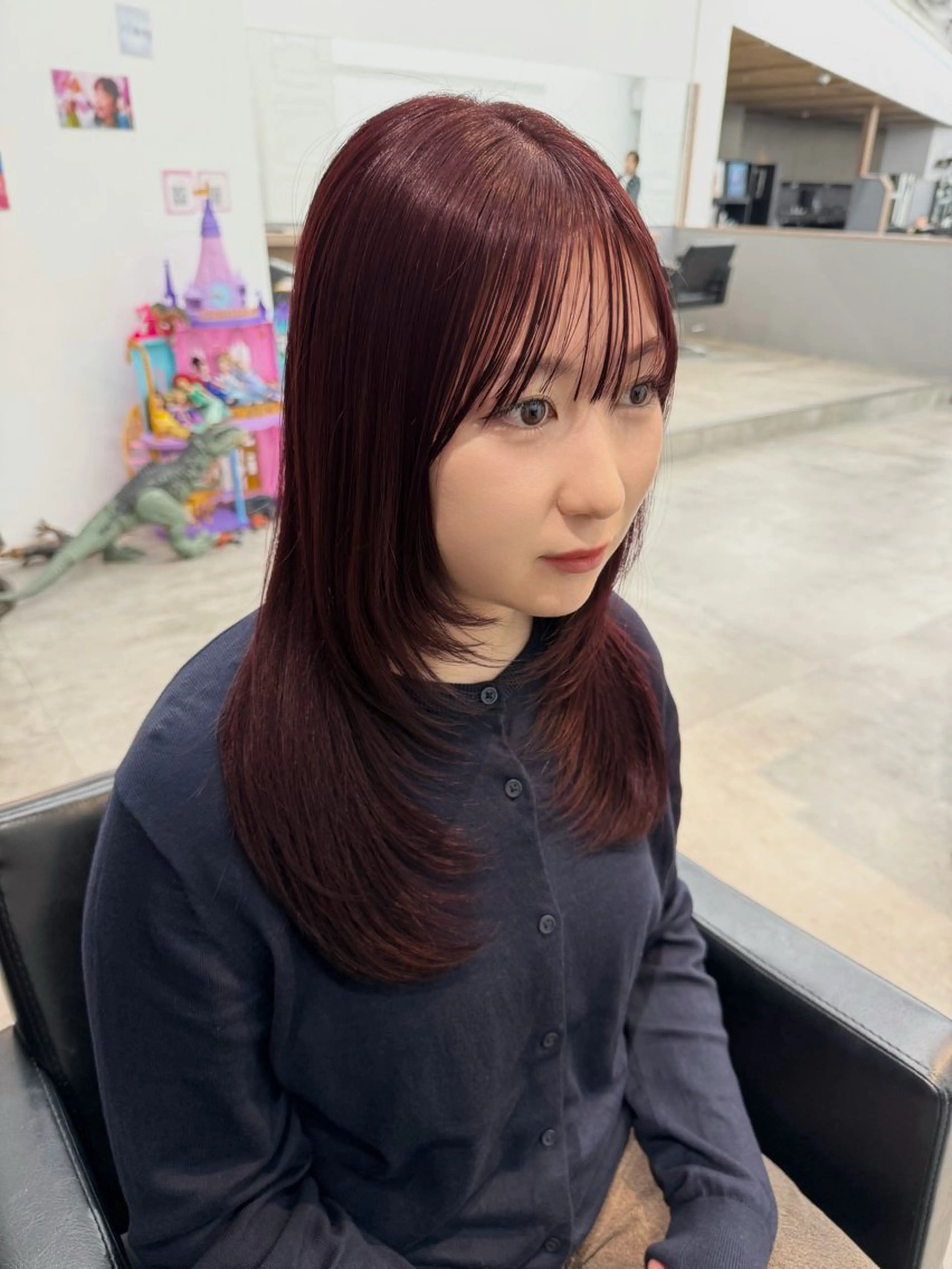 ショート カラー レイヤー🩰顔まわり /透明感/kanaのヘアスタイル