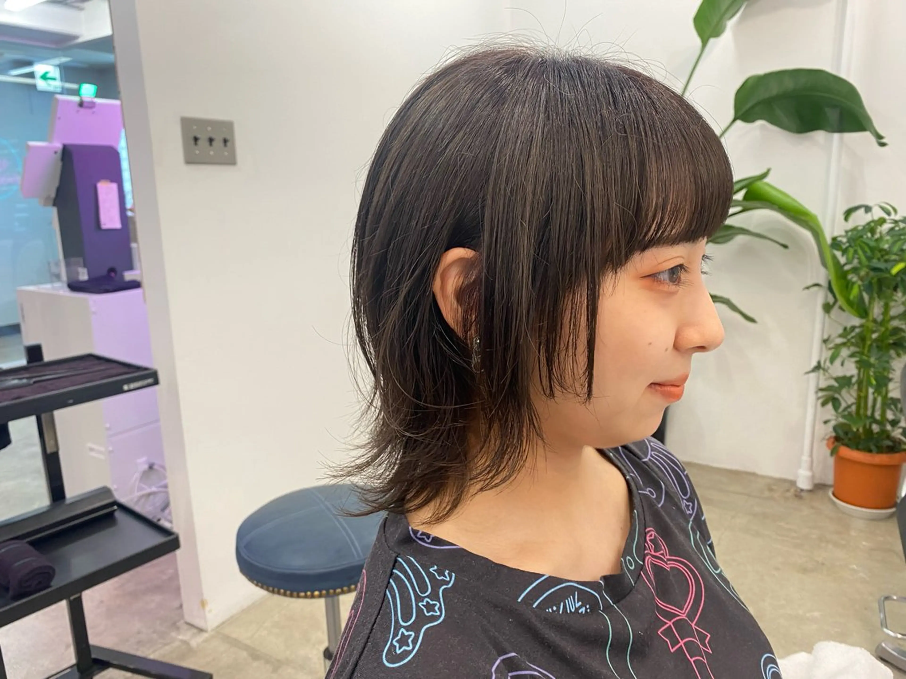 ミディアム ウルフカット カット ヘアカラー トリートメント 【ウルフ/レイヤー/ 白髪ぼかし】タツヤのヘアスタイル