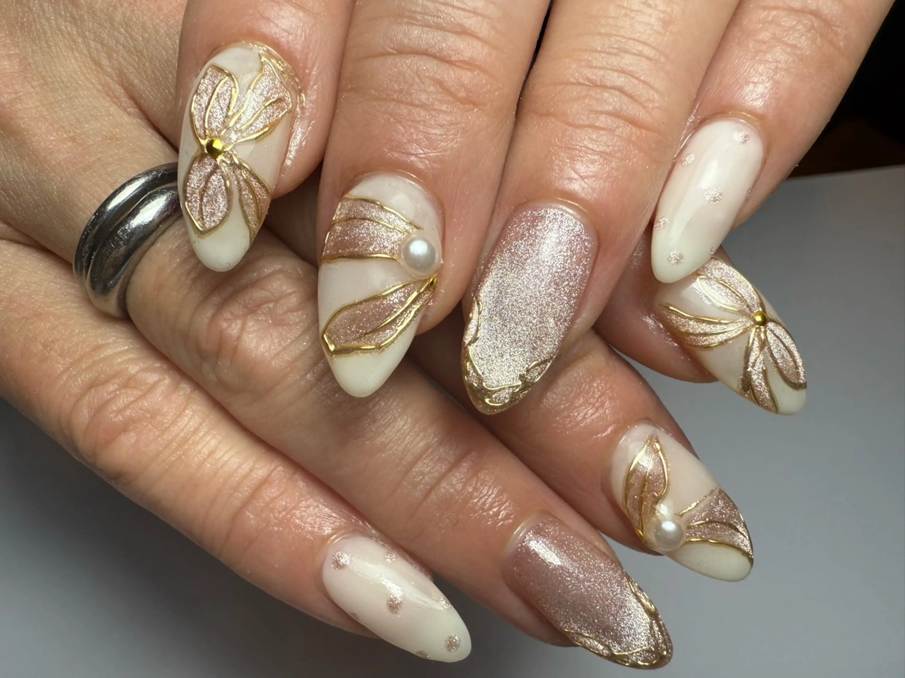 セミロング shandy nailのネイルデザイン