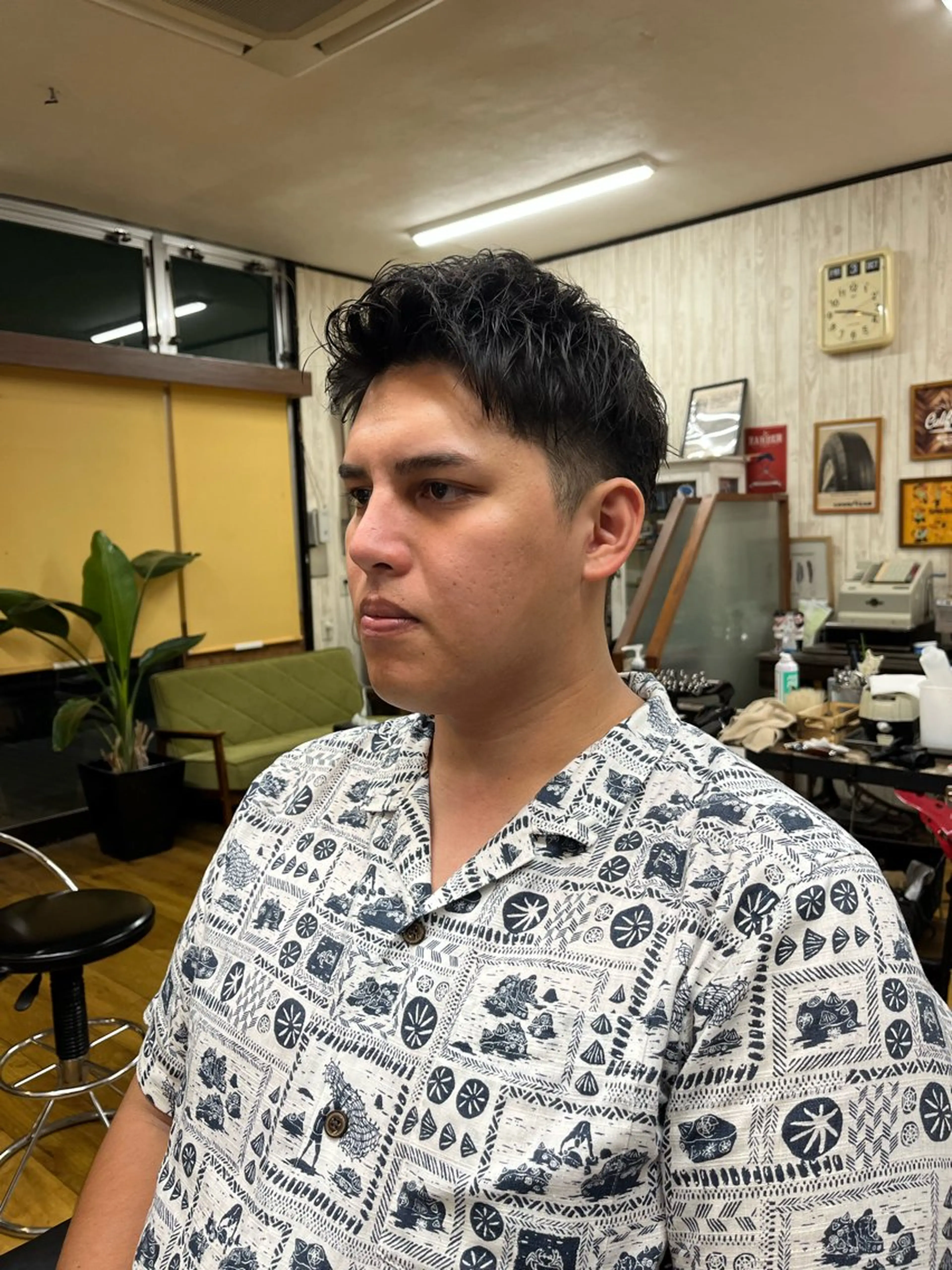 ショート メンズ 飯島 悠輝のヘアスタイル