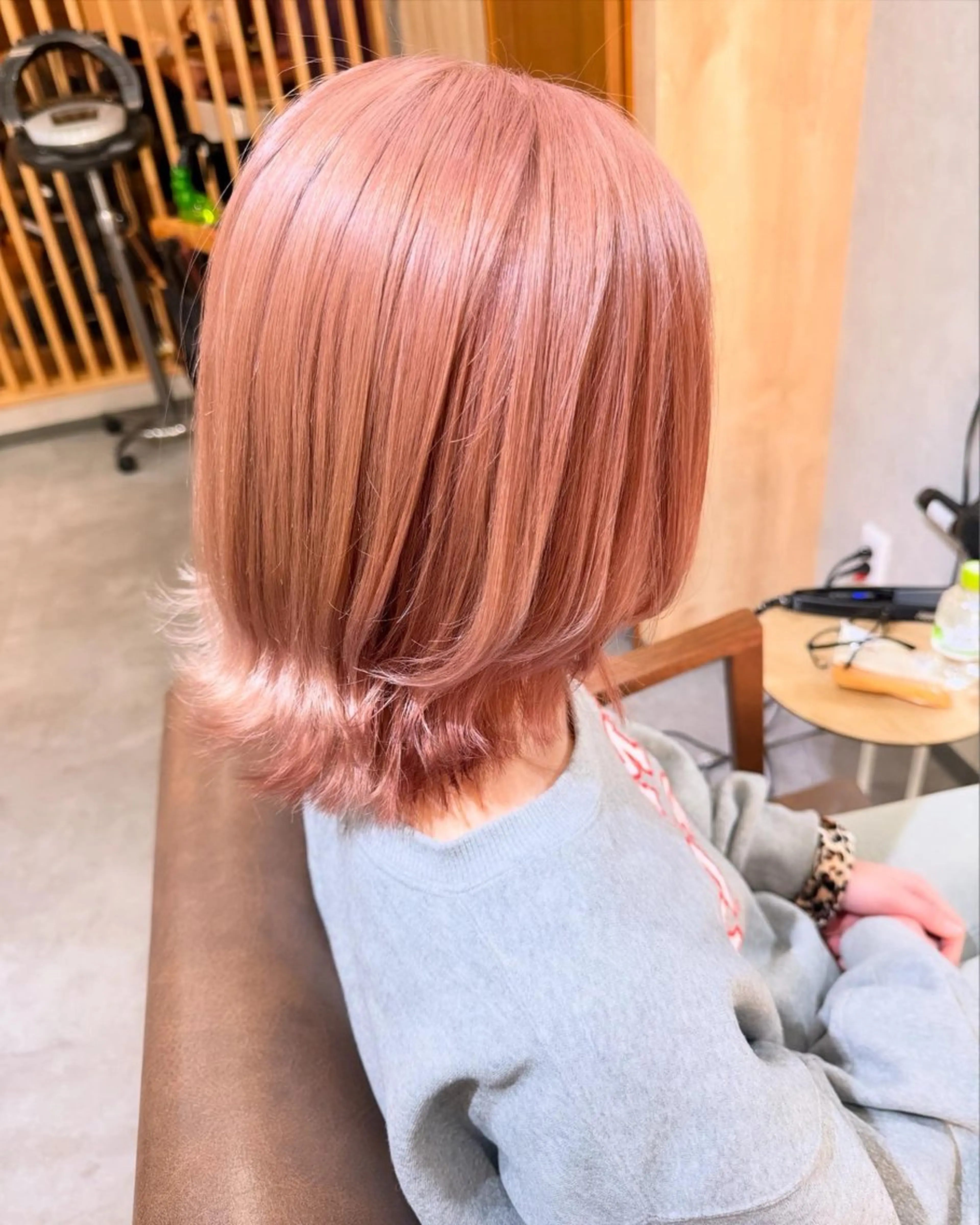 カラー ベージュカラー ピンクカラー ピンクベージュ ヘアカラー Bish Yanaのヘアスタイル