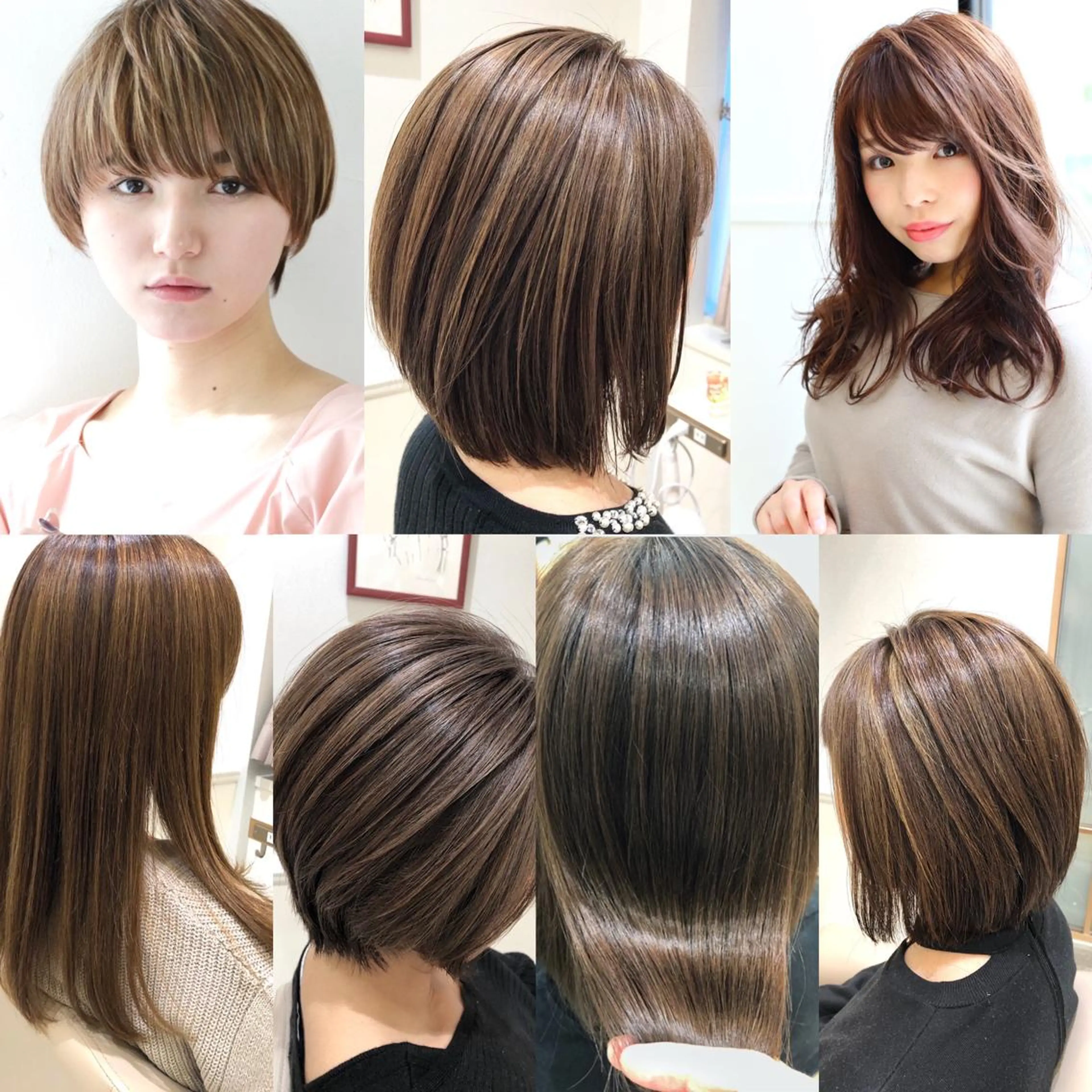 ミディアム ハイライト 【髮質改善特化】 lic吉祥寺のヘアスタイル