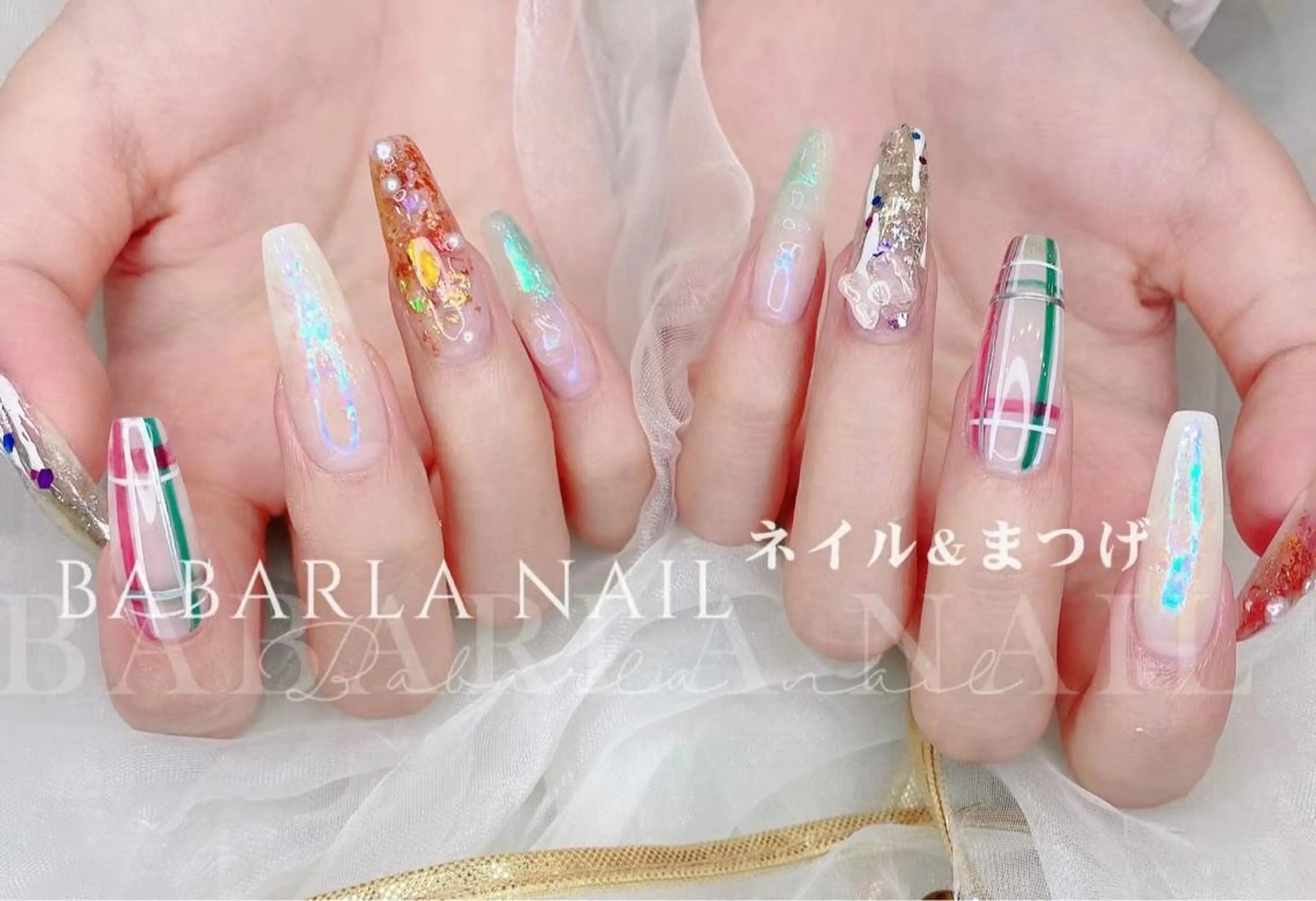 ネイル ラメ(グリッター) Babarla nailのネイルデザイン
