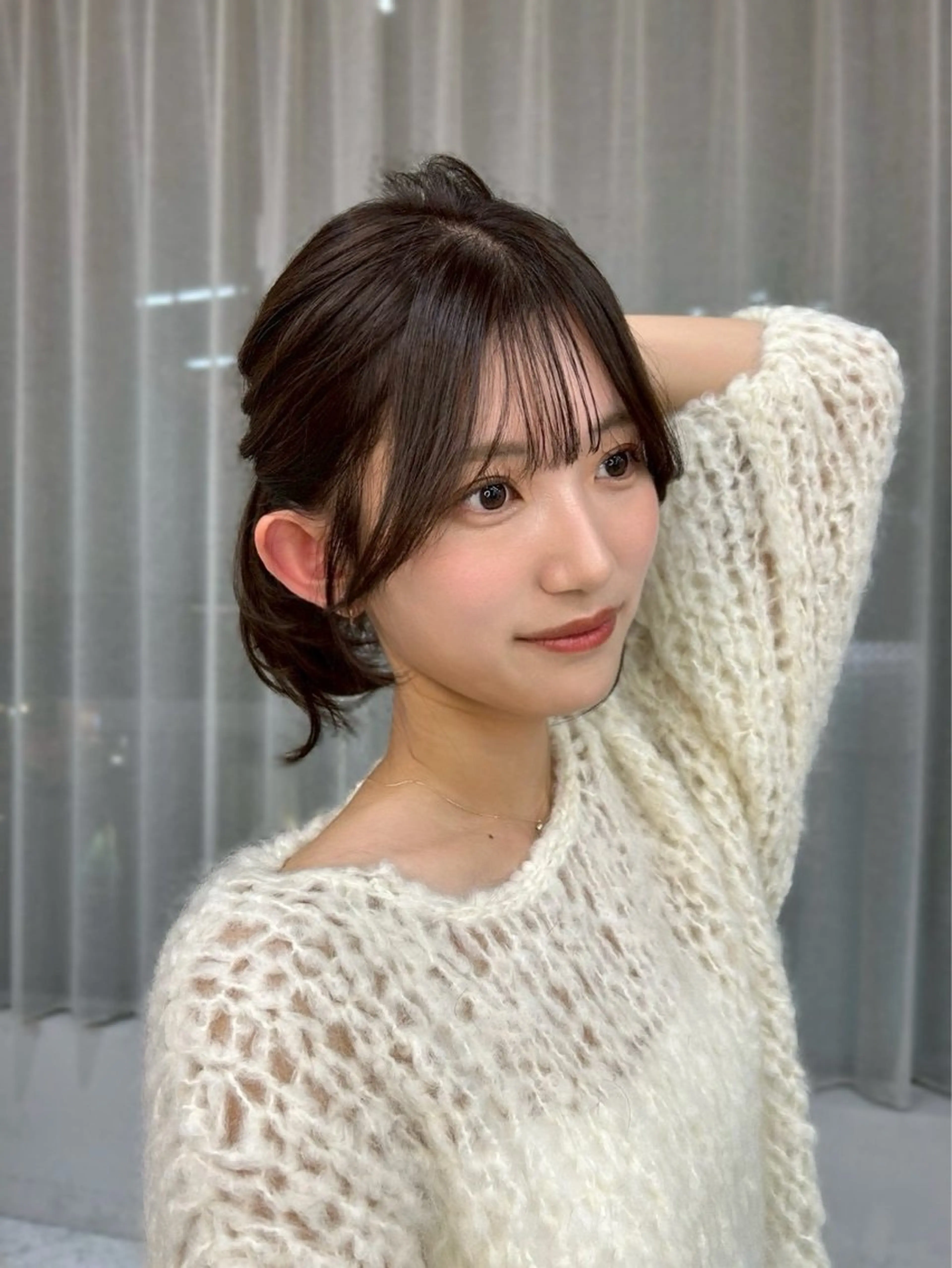 セミロング カット ヘアカラー トリートメント 木串 楽人のヘアスタイル