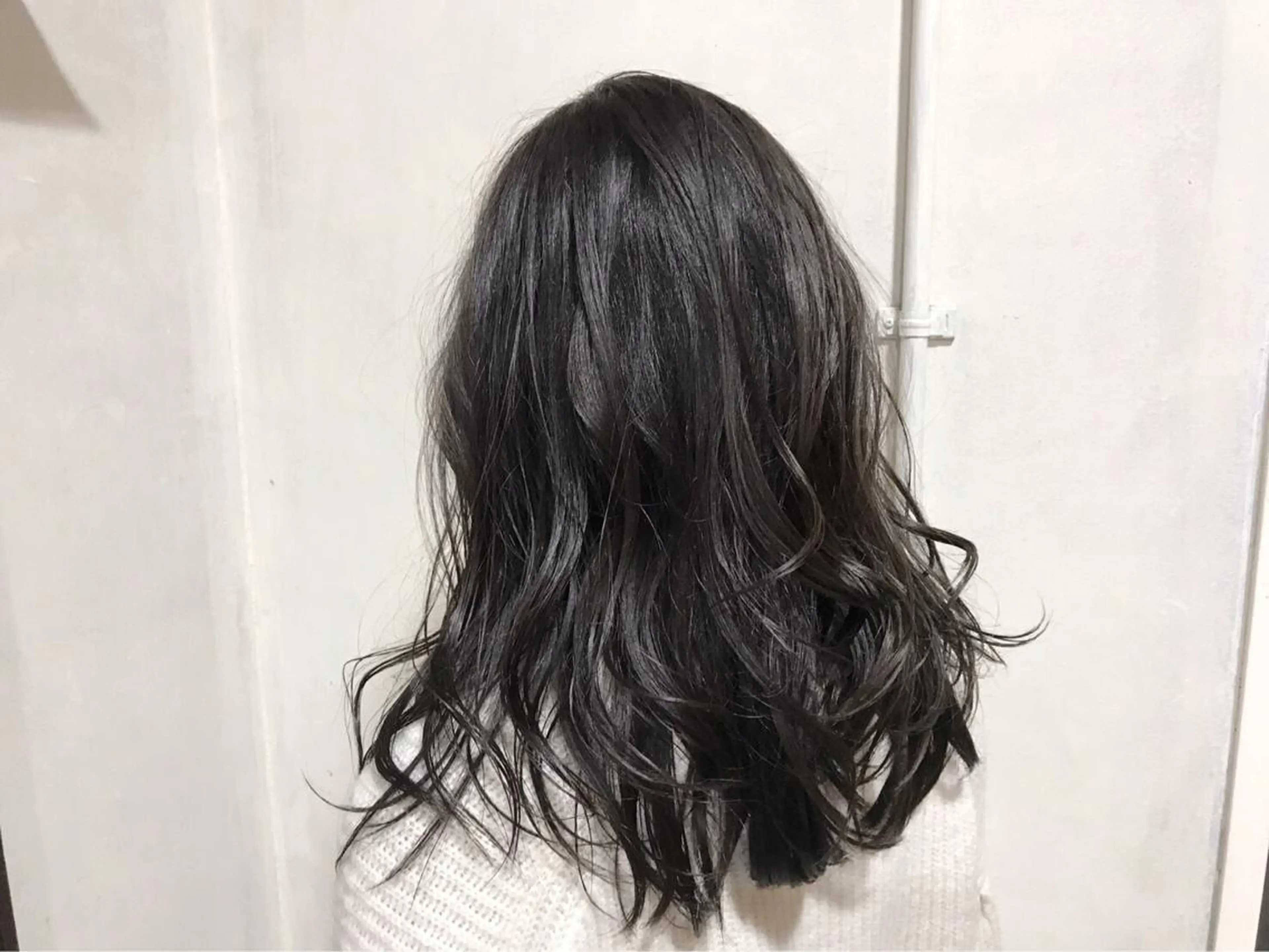 セミロング カラー ヘアアレンジ メンズ ミニボブ/ブリーチ 🌈MISATOのヘアスタイル