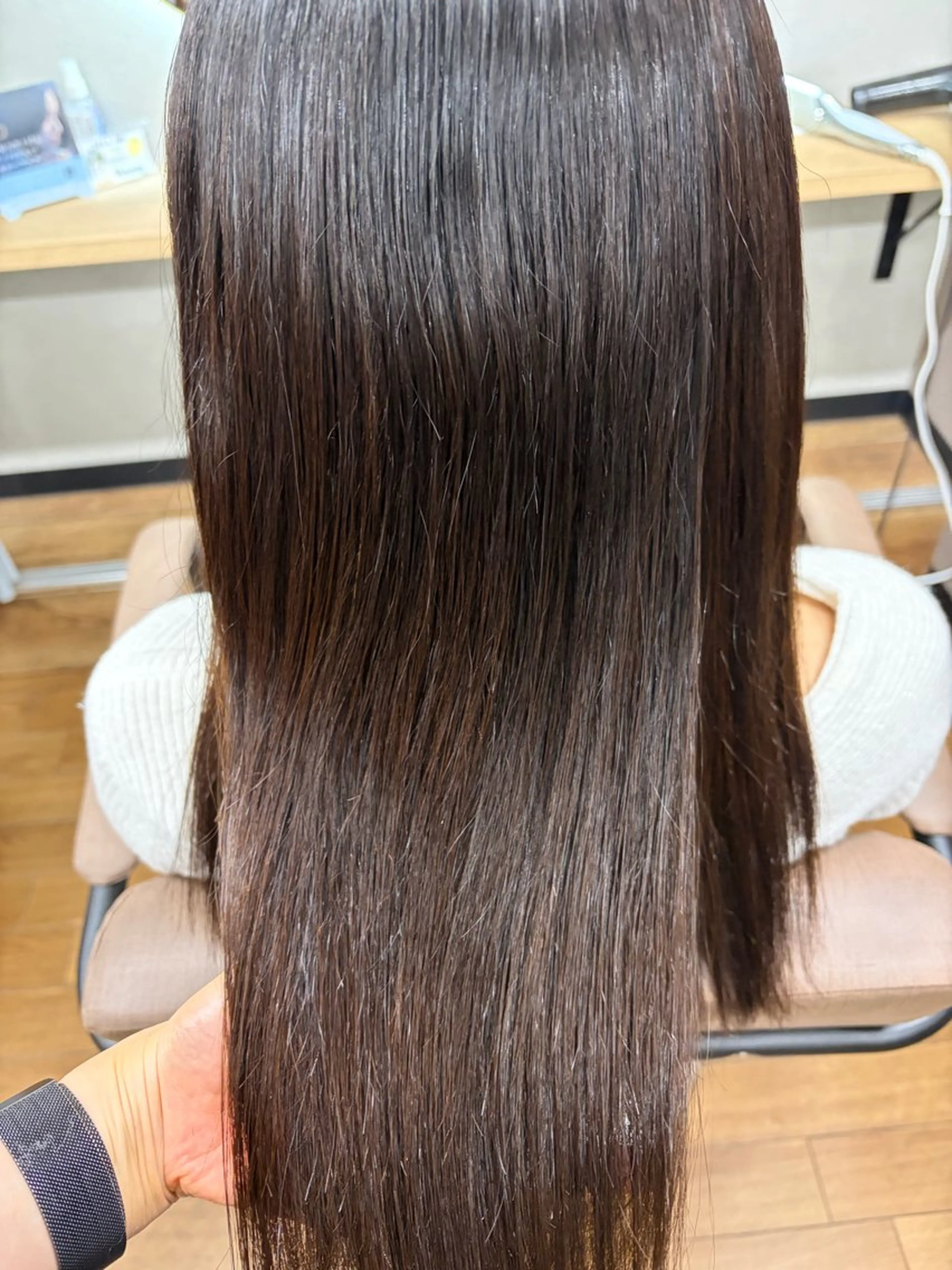 セミロング カラー カット ヘアカラー トリートメント TELA HAIR 幕張本郷店　千尋のヘアスタイル