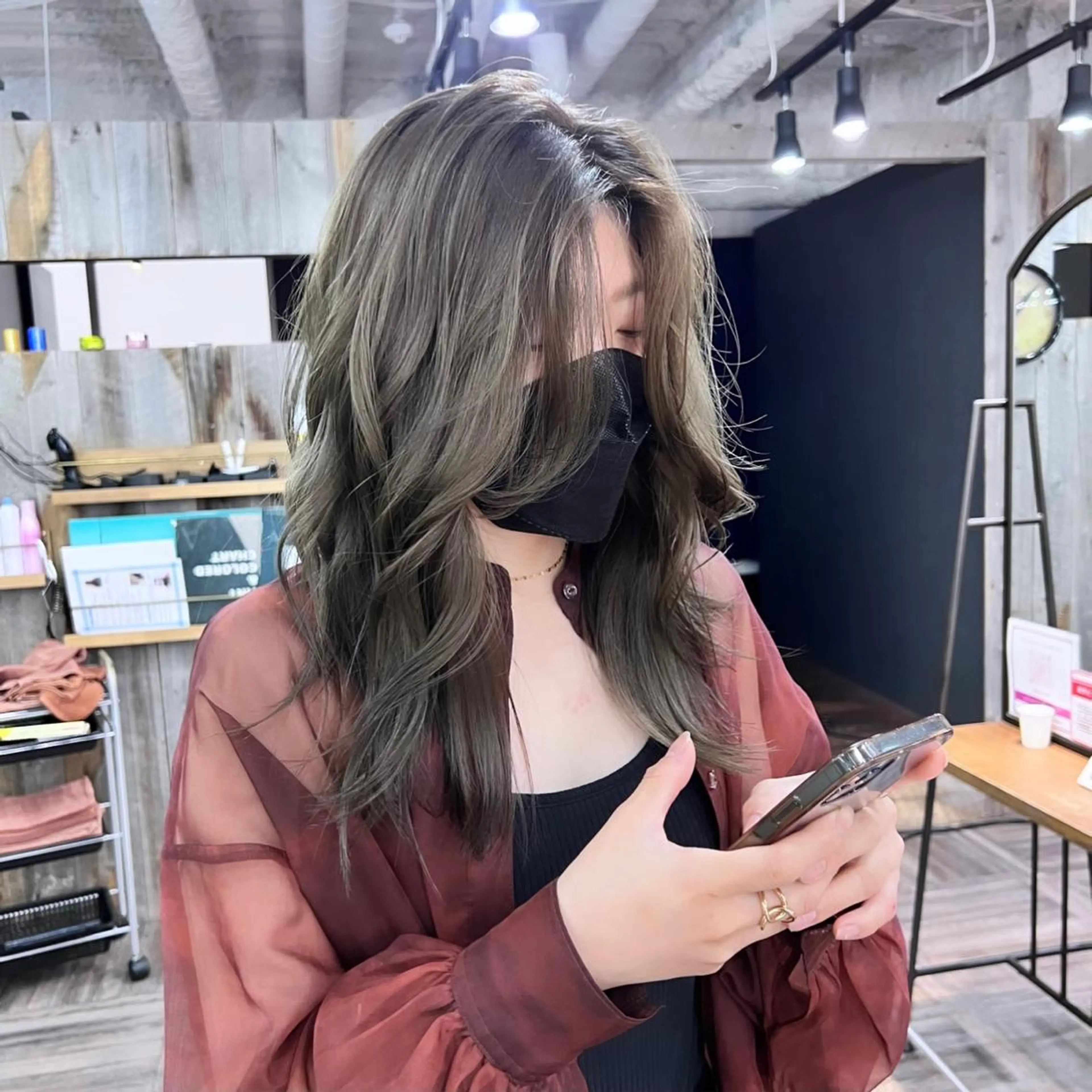 セミロング 🌕PePe　菅 タイシ🌕のヘアスタイル