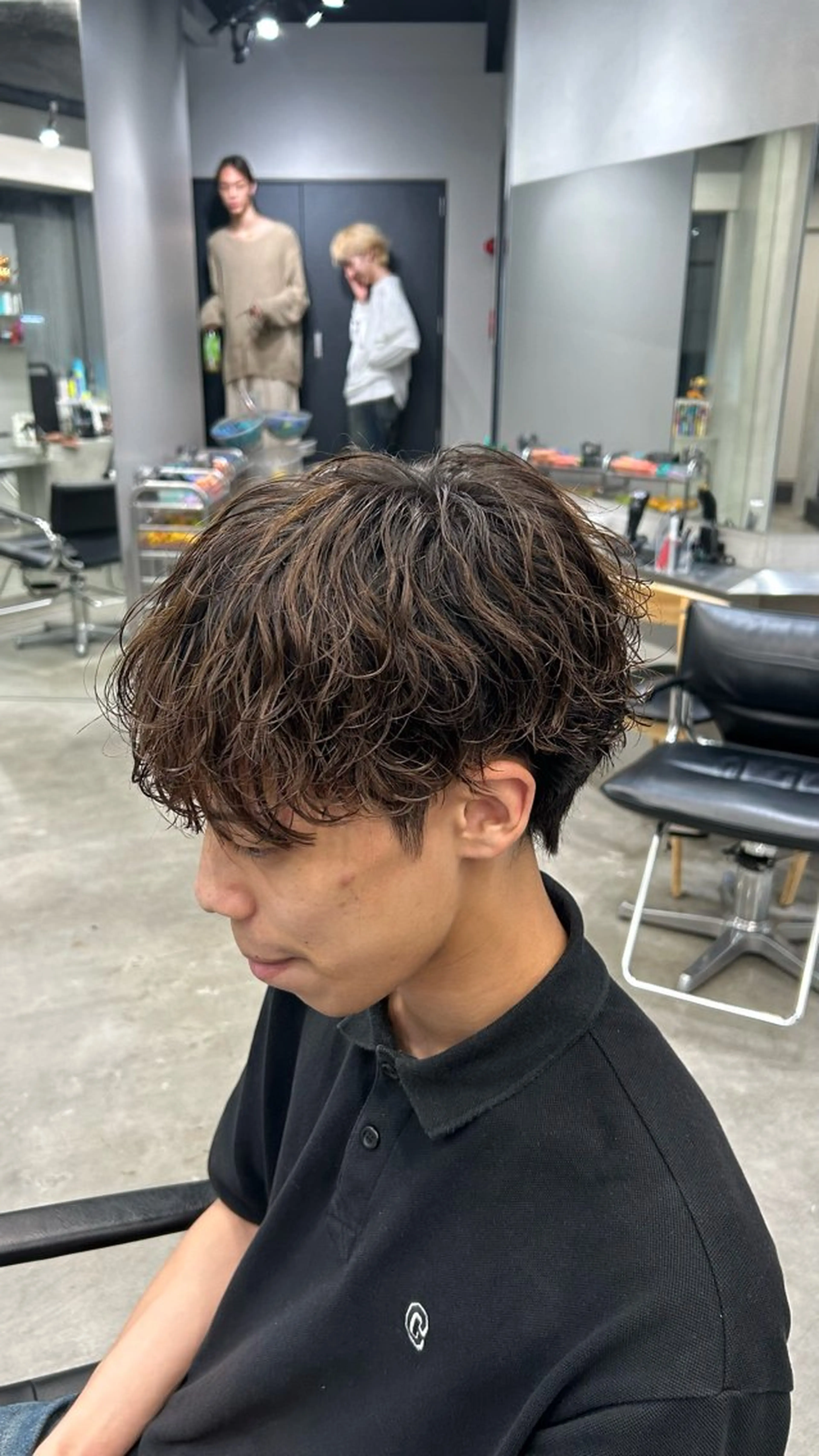 パーマ メンズ 藤平海音/fifth PARKのヘアスタイル