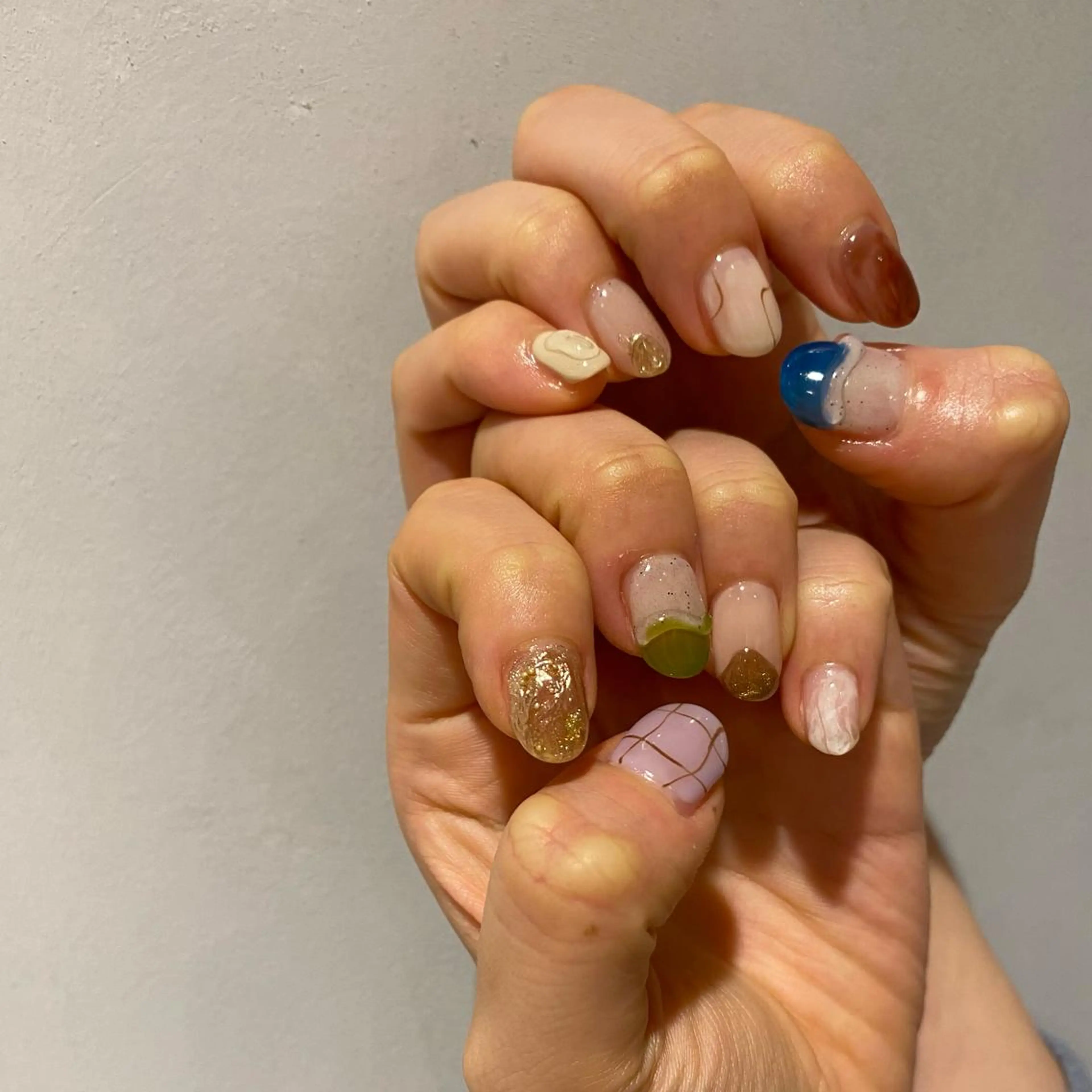 ネイル ニュアンスネイル ハンドネイル RINO AMANE nailのネイルデザイン