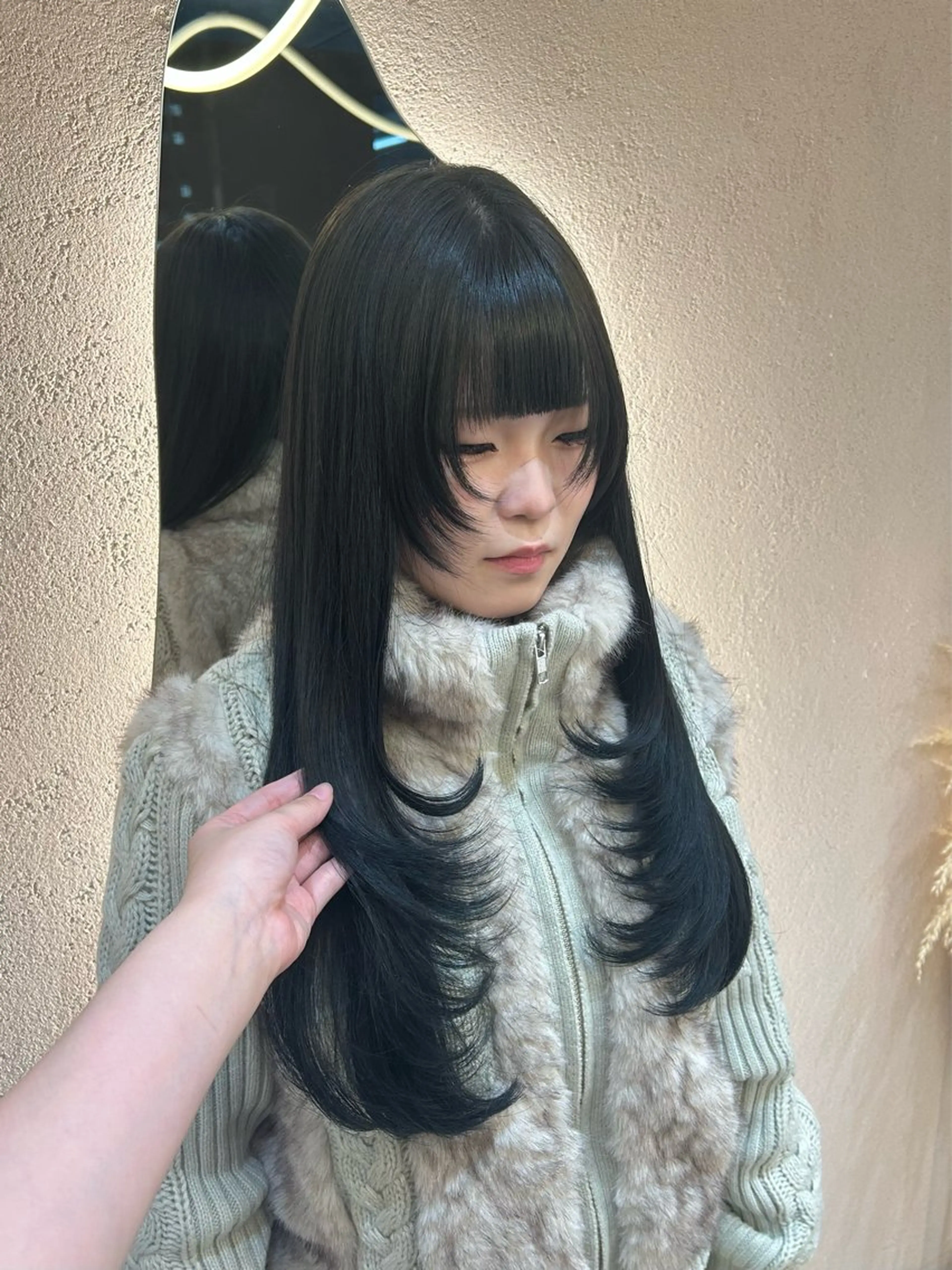 ロング レイヤー/艶髪カラー 🌷油科あい🌷のヘアスタイル