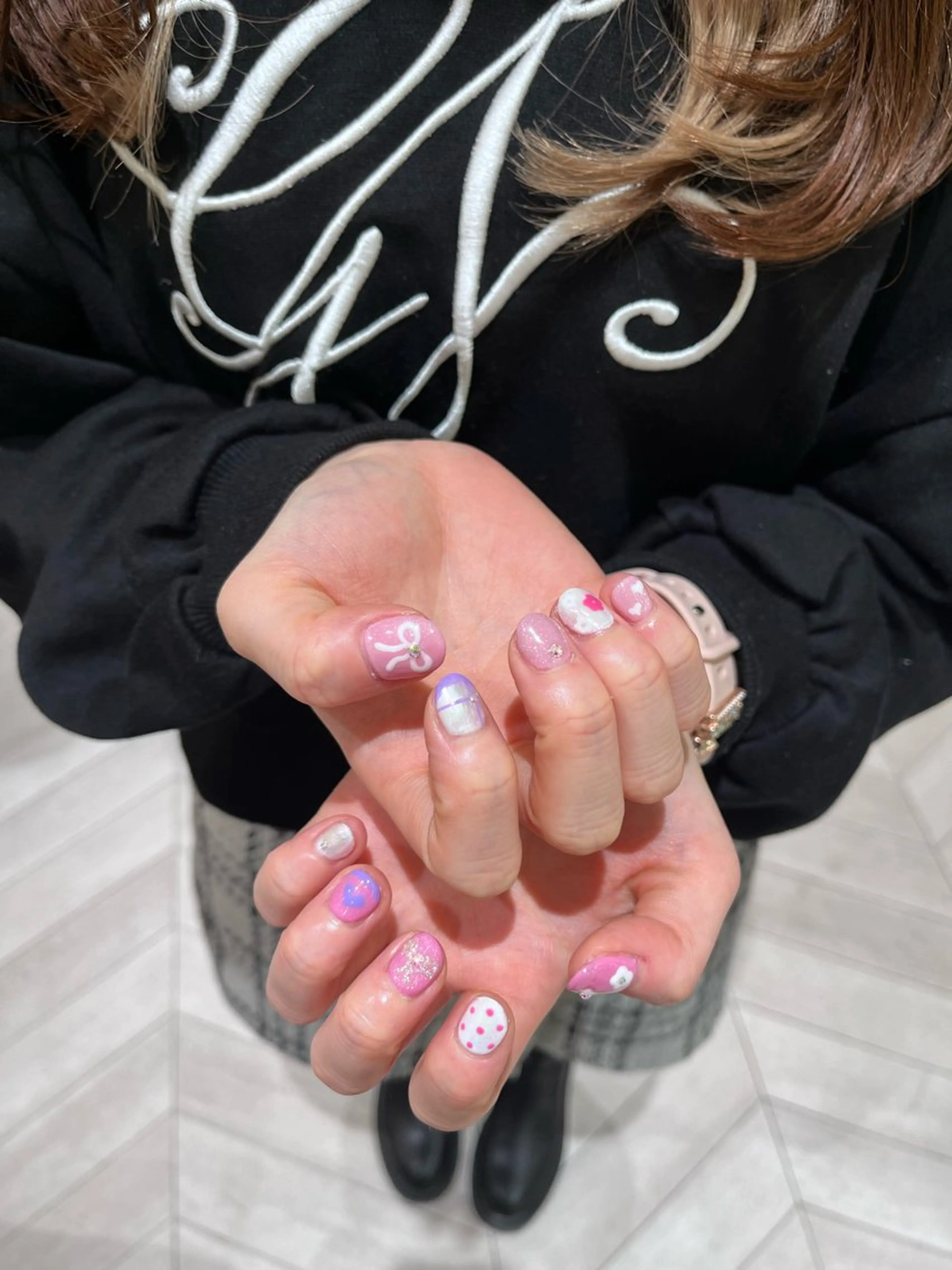 ネイル ハンドネイル ∴Sanae. ∴ トータルビューティーのマツエク・マツパデザイン