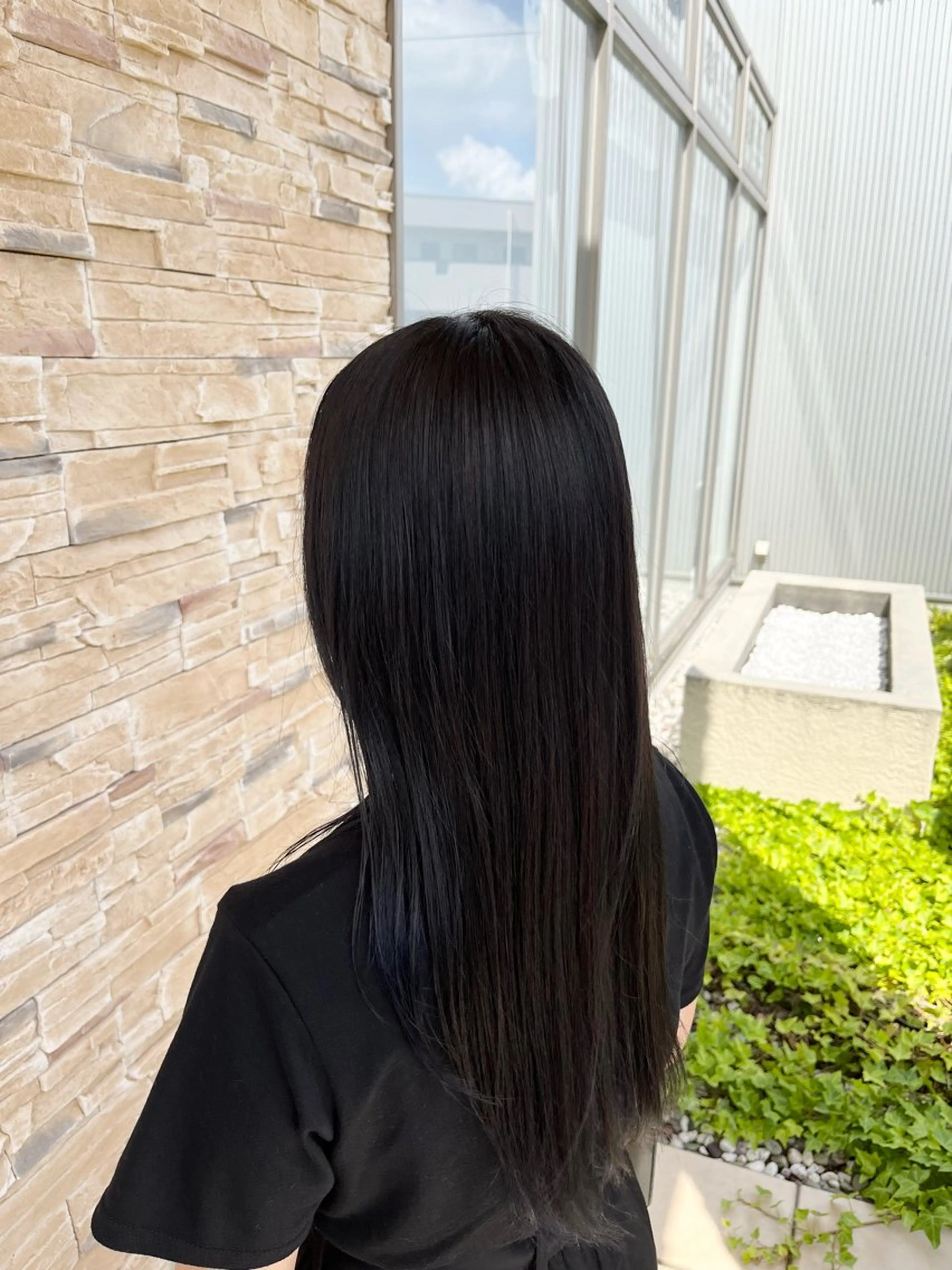 ロング カラー 諸岡 玲のヘアスタイル