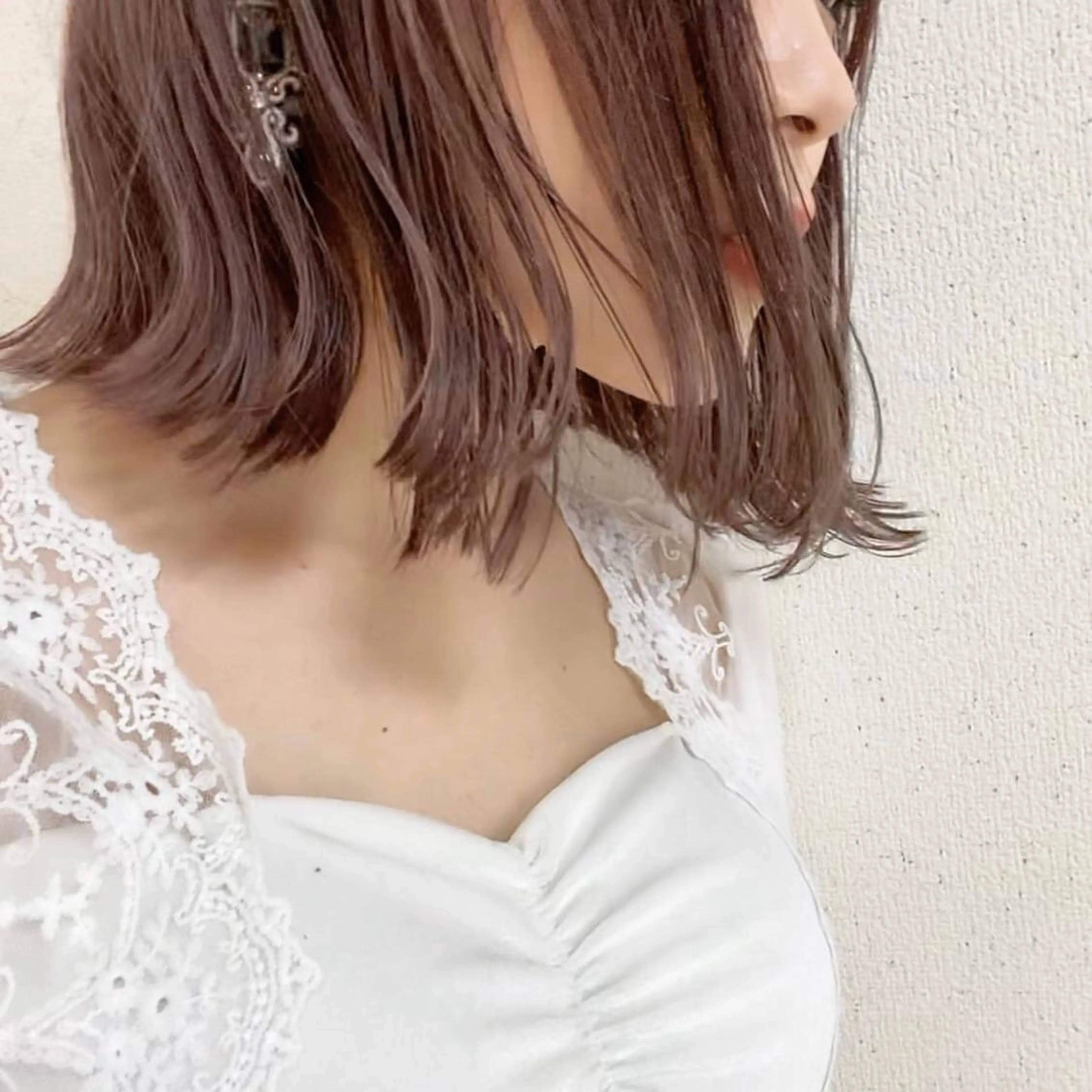 ミディアム カラー ブリーチ ヘアカラー 岡本 一平のヘアスタイル