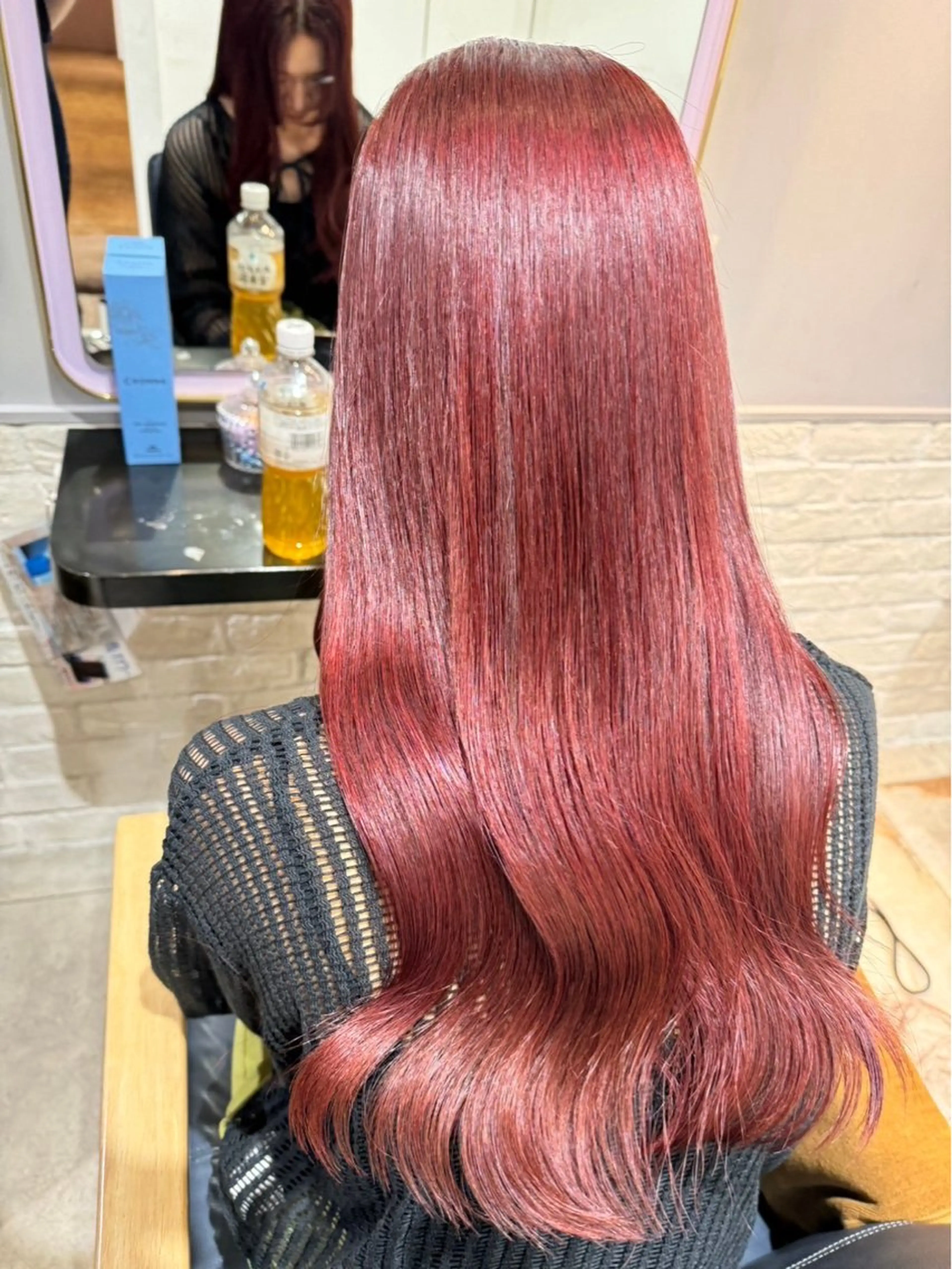 ロング カラー 中野 結華のヘアスタイル