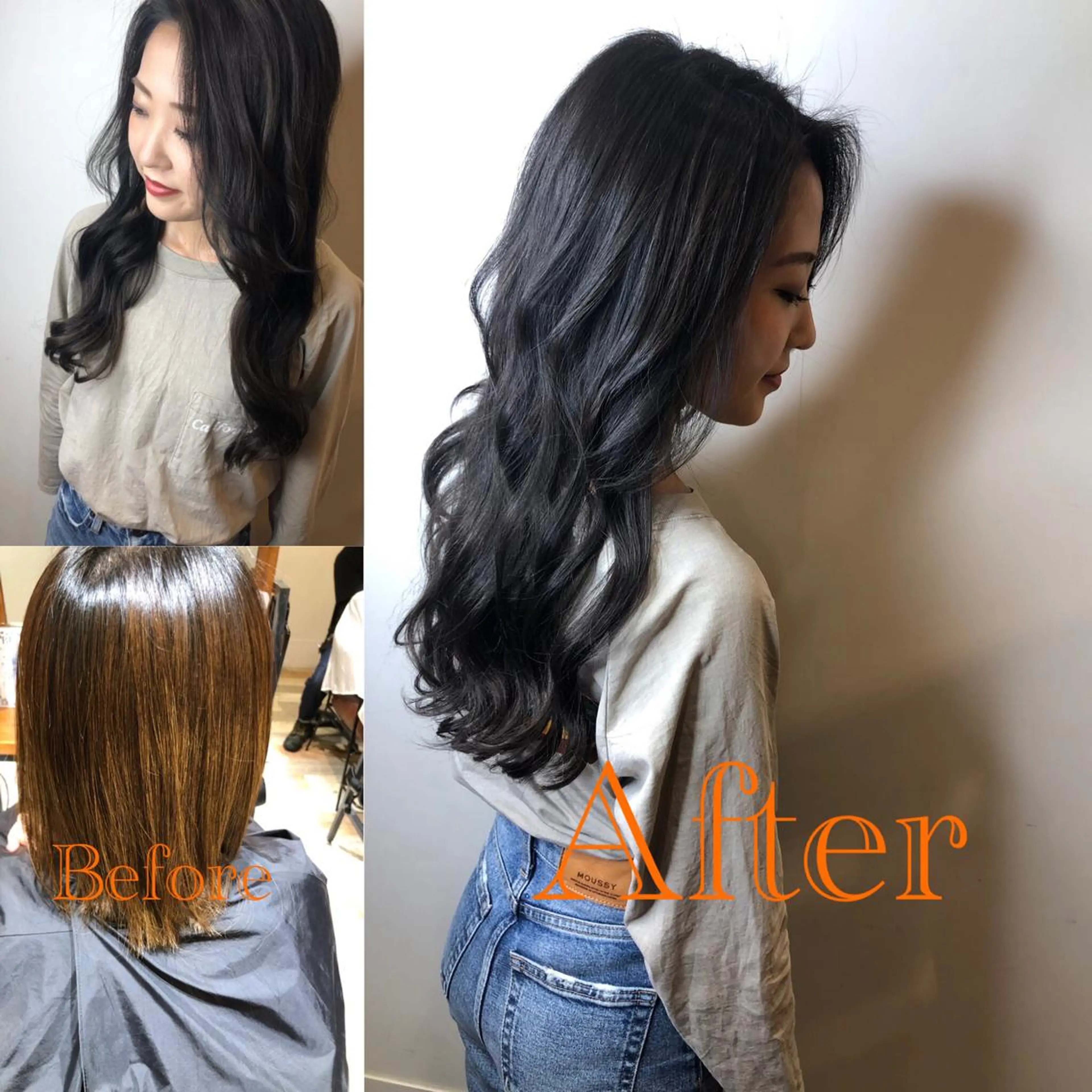 ロング カラー エクステ ロング なかがわ せいかのマツエク・マツパデザイン