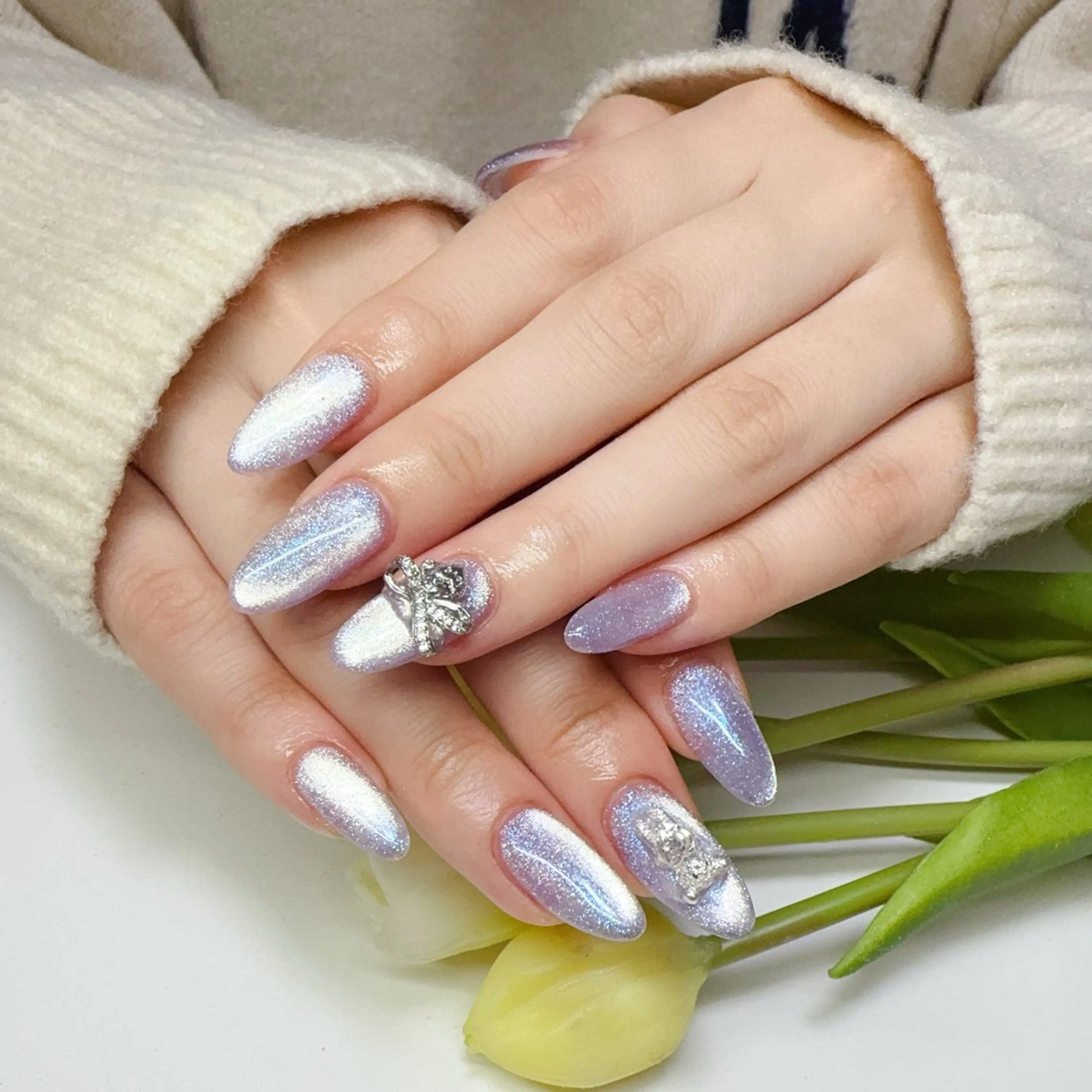 練習モデル募集中💎ジェルチップ長さ出しマグネット、ミラー、オーロラ、オフあり+500円🎈🎊平日限定の写真