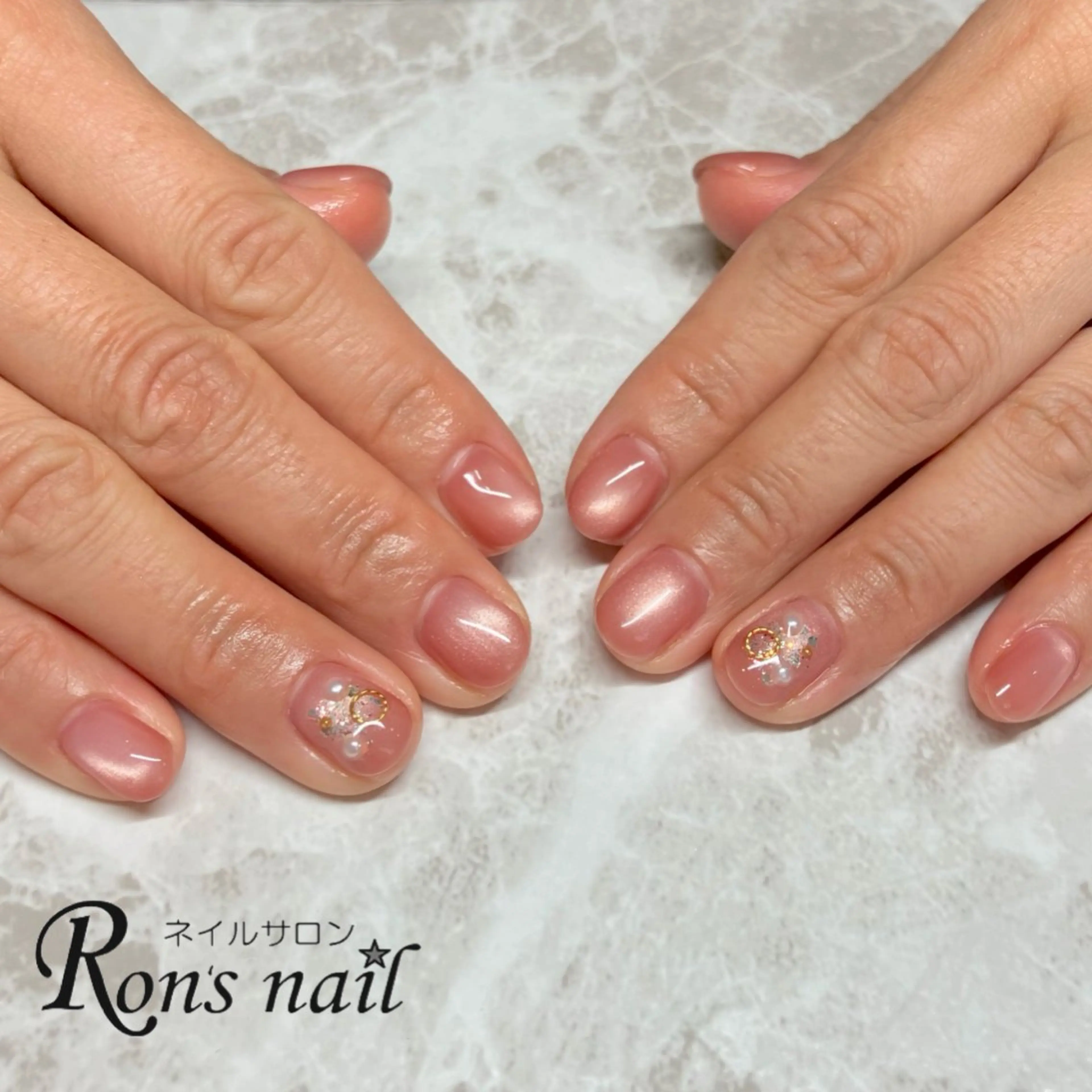 ネイル マグネットネイル Ron's nail 笹岡のネイルデザイン