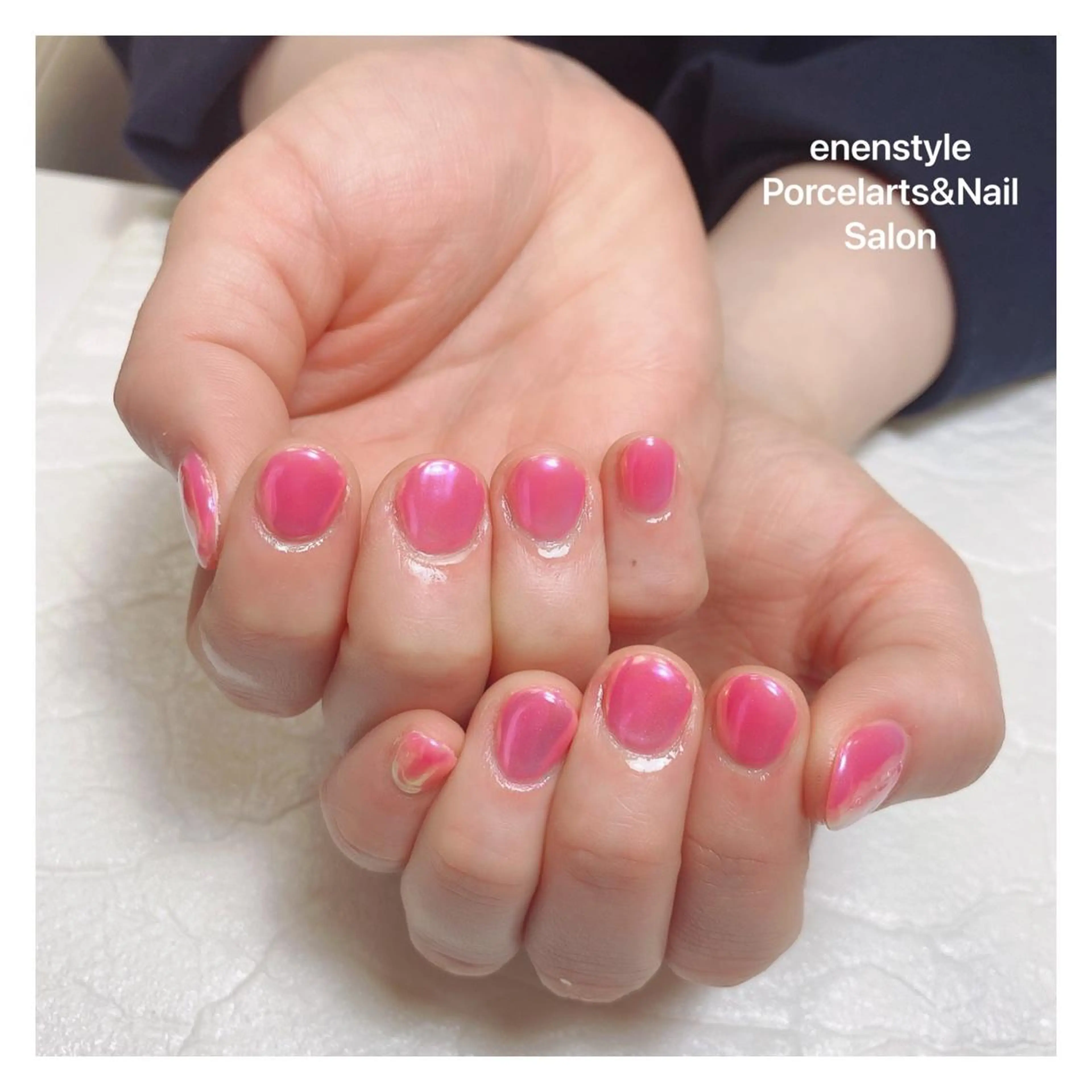 ショート ネイル ハンドネイル 👑enen style👑のネイルデザイン