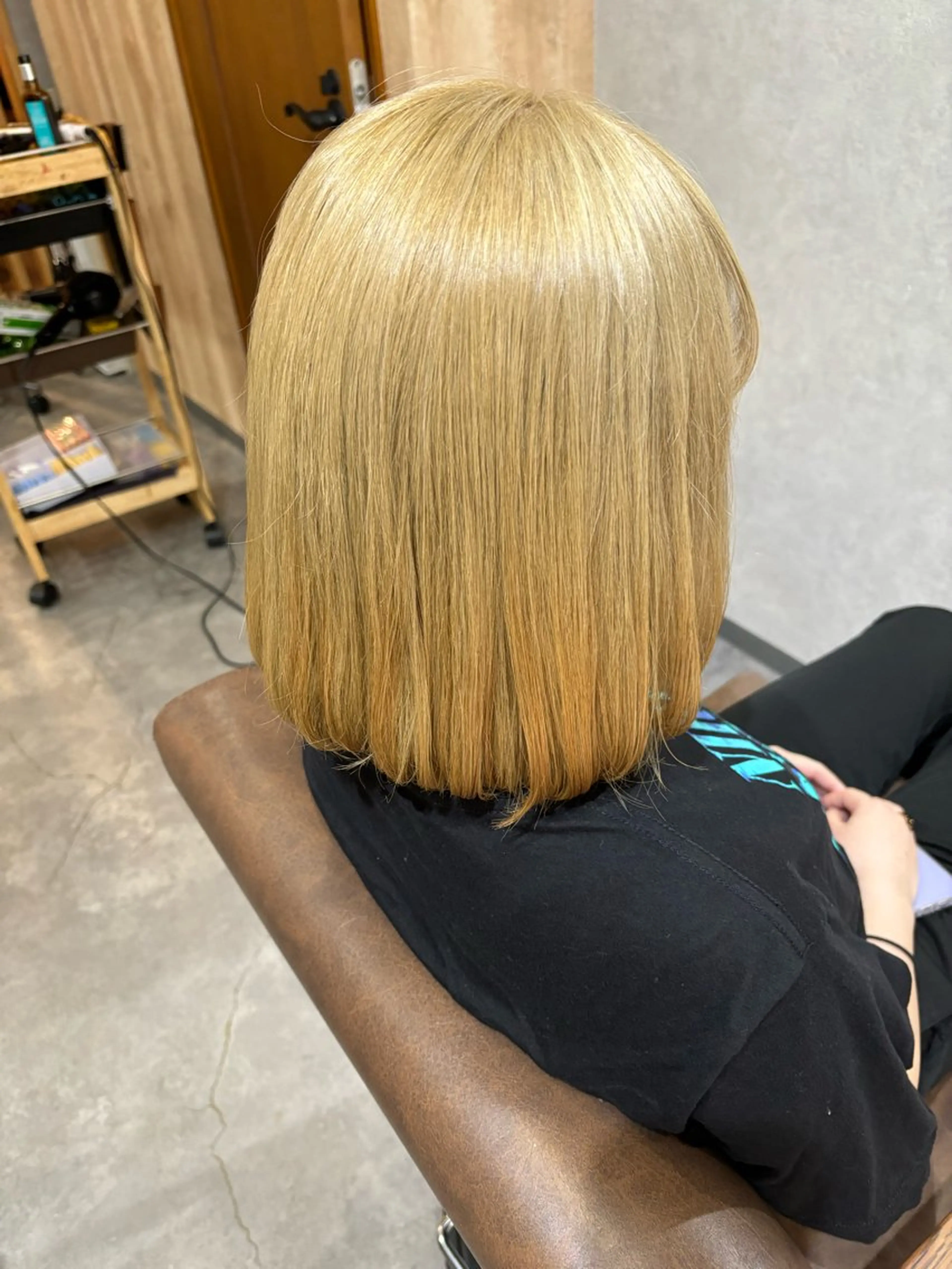 ミディアム ヘアカラー Bish Yanaのヘアスタイル