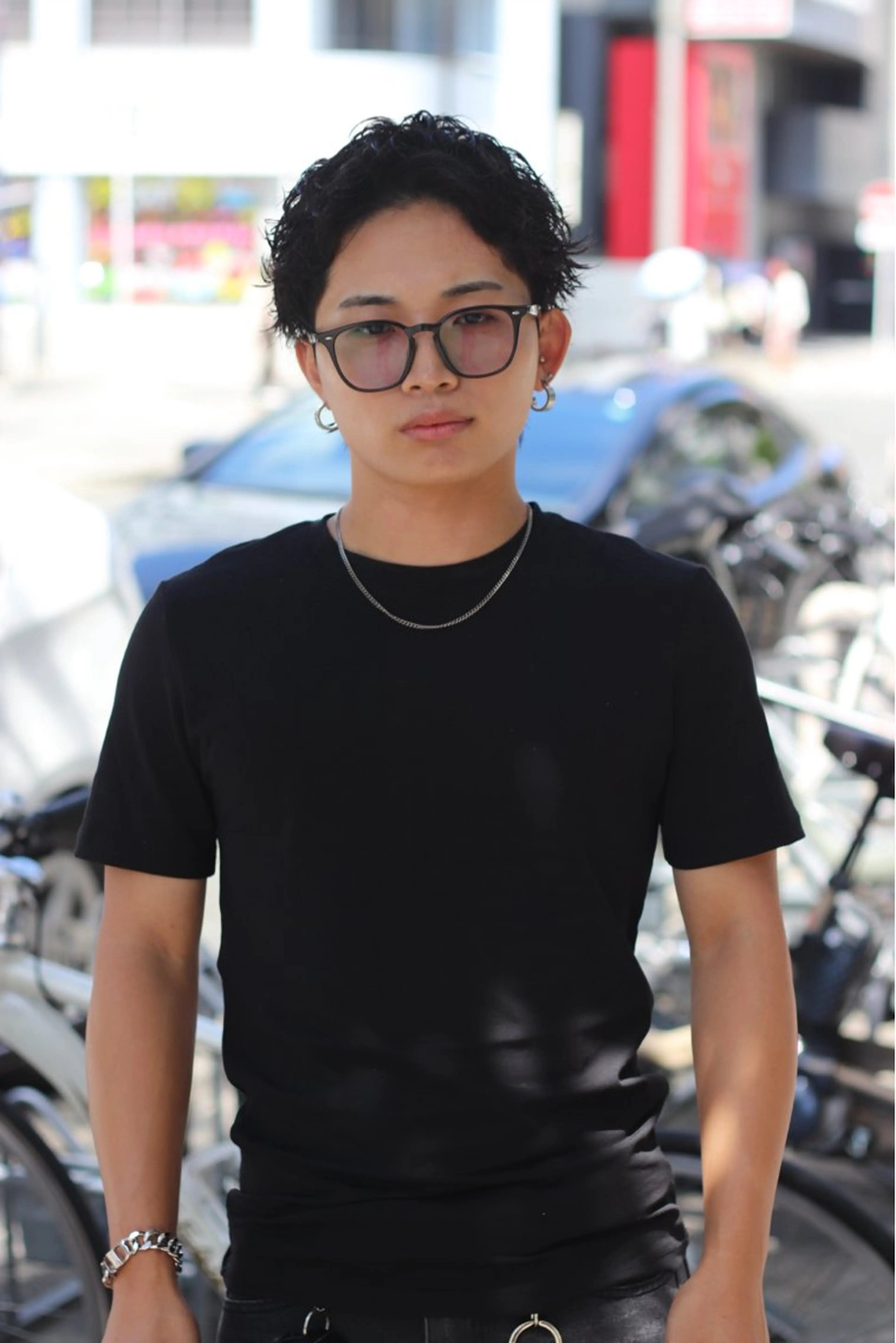 ショート パーマ メンズ カット パーマ joh/メンズ/ ブリーチ/矢場町のヘアスタイル