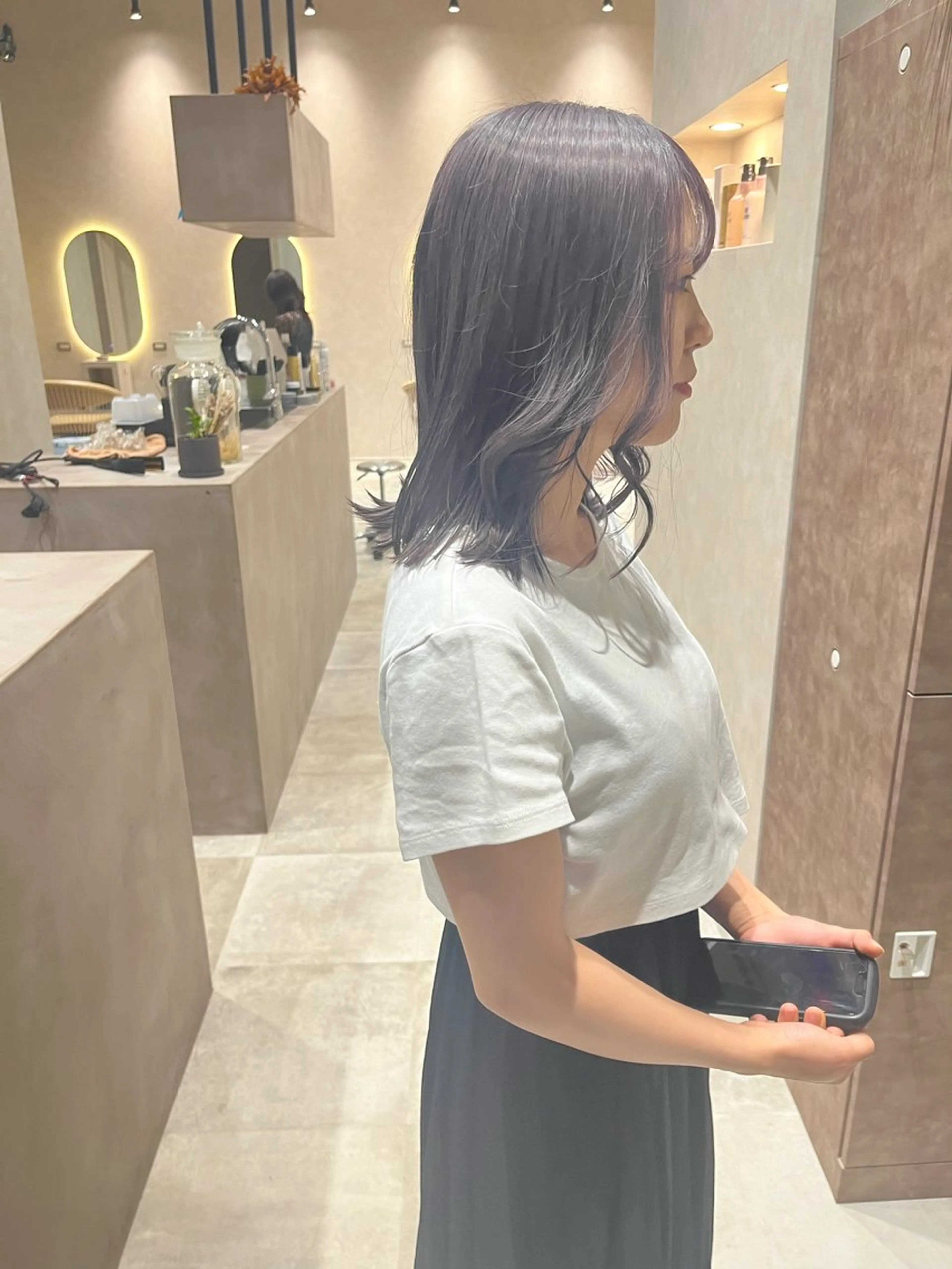 🦖ミニモ限定クーポン🦖ツヤツヤな綺麗な髪にします！ワンカラー＋髪質改善トリートメント※カラーモデルの写真