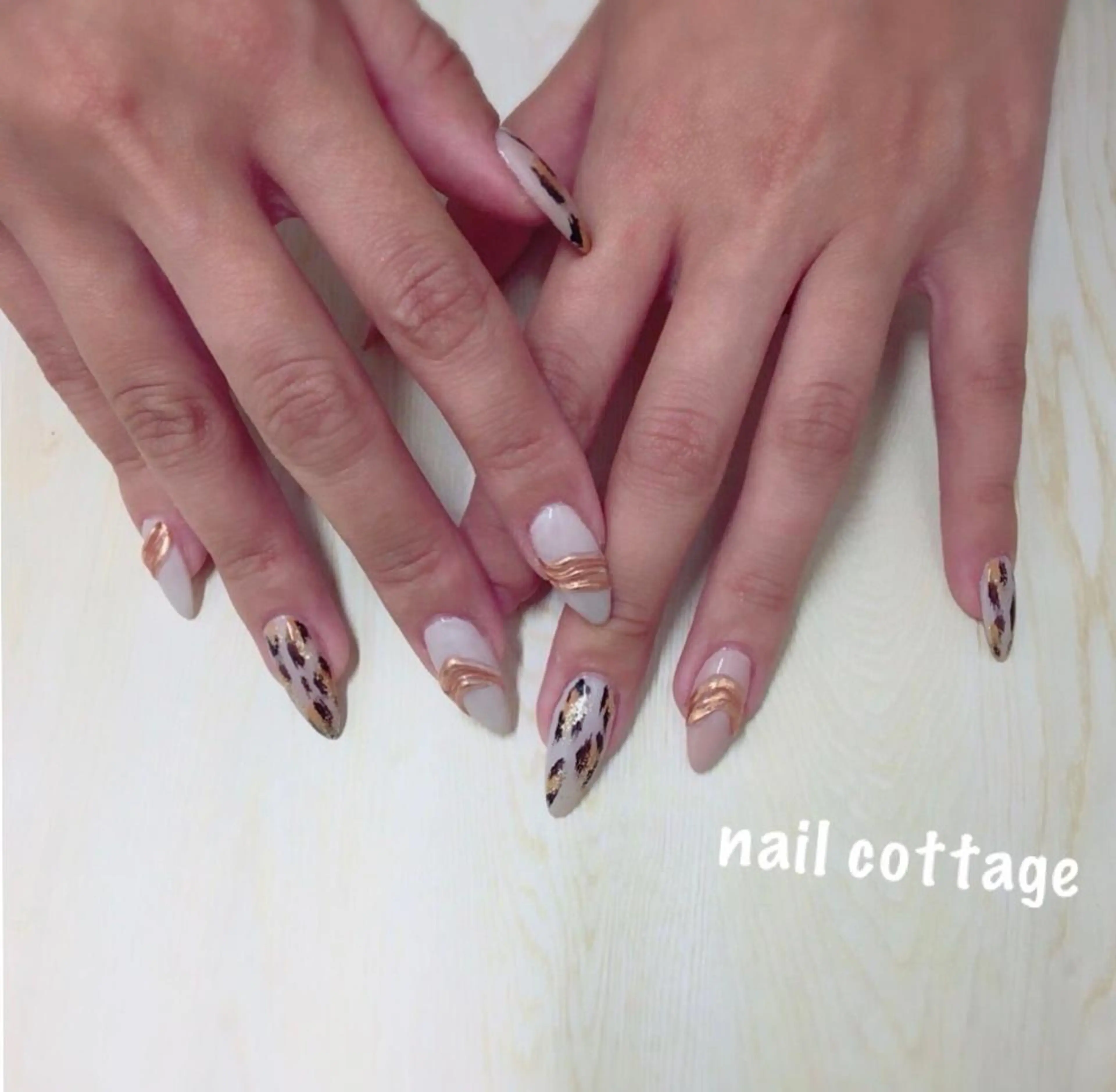 ネイル アニマル柄 Nail cottageのネイルデザイン
