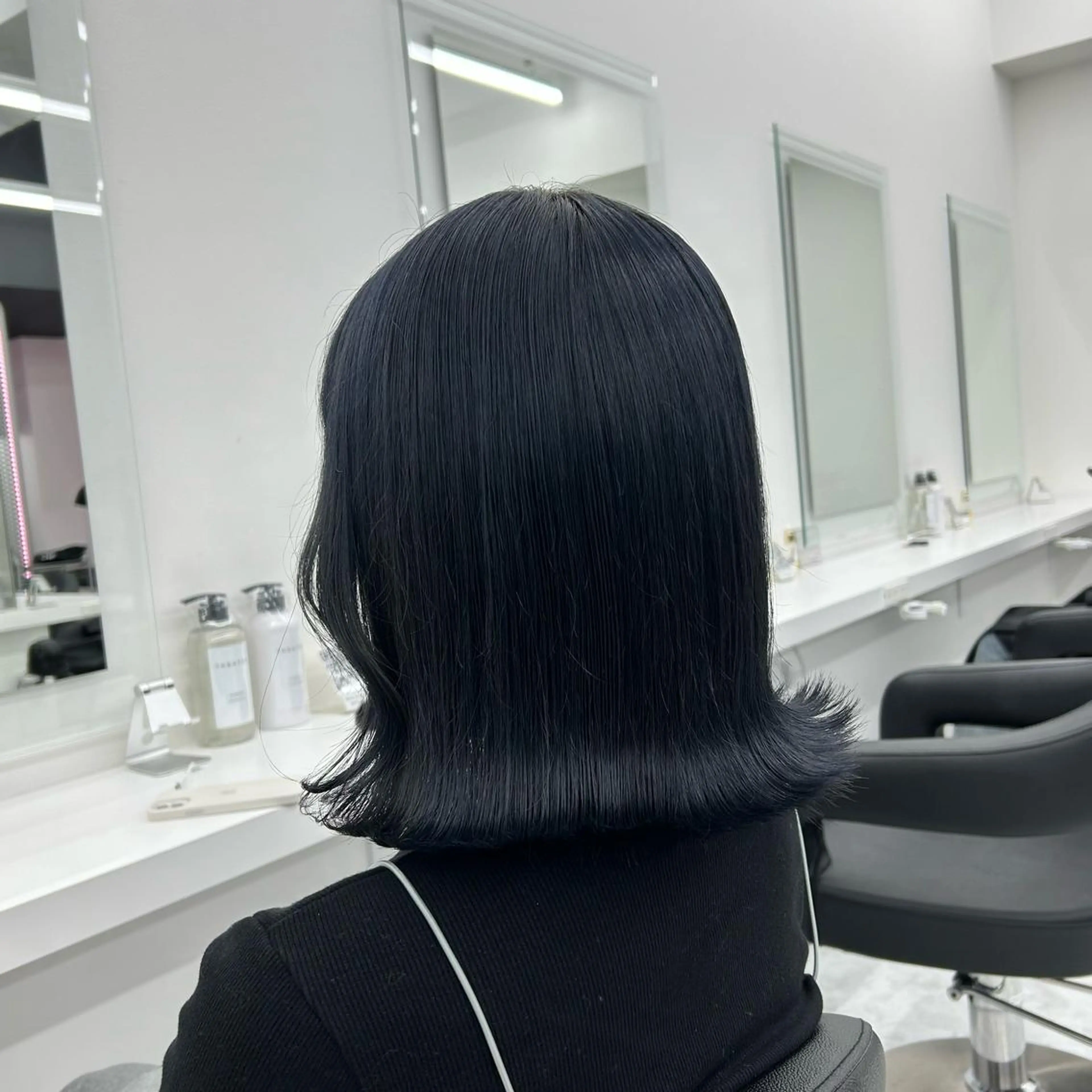 セミロング カラー ヘアアレンジ カット ヘアカラー mai🍑暖色カラー /レイヤー💖のヘアスタイル