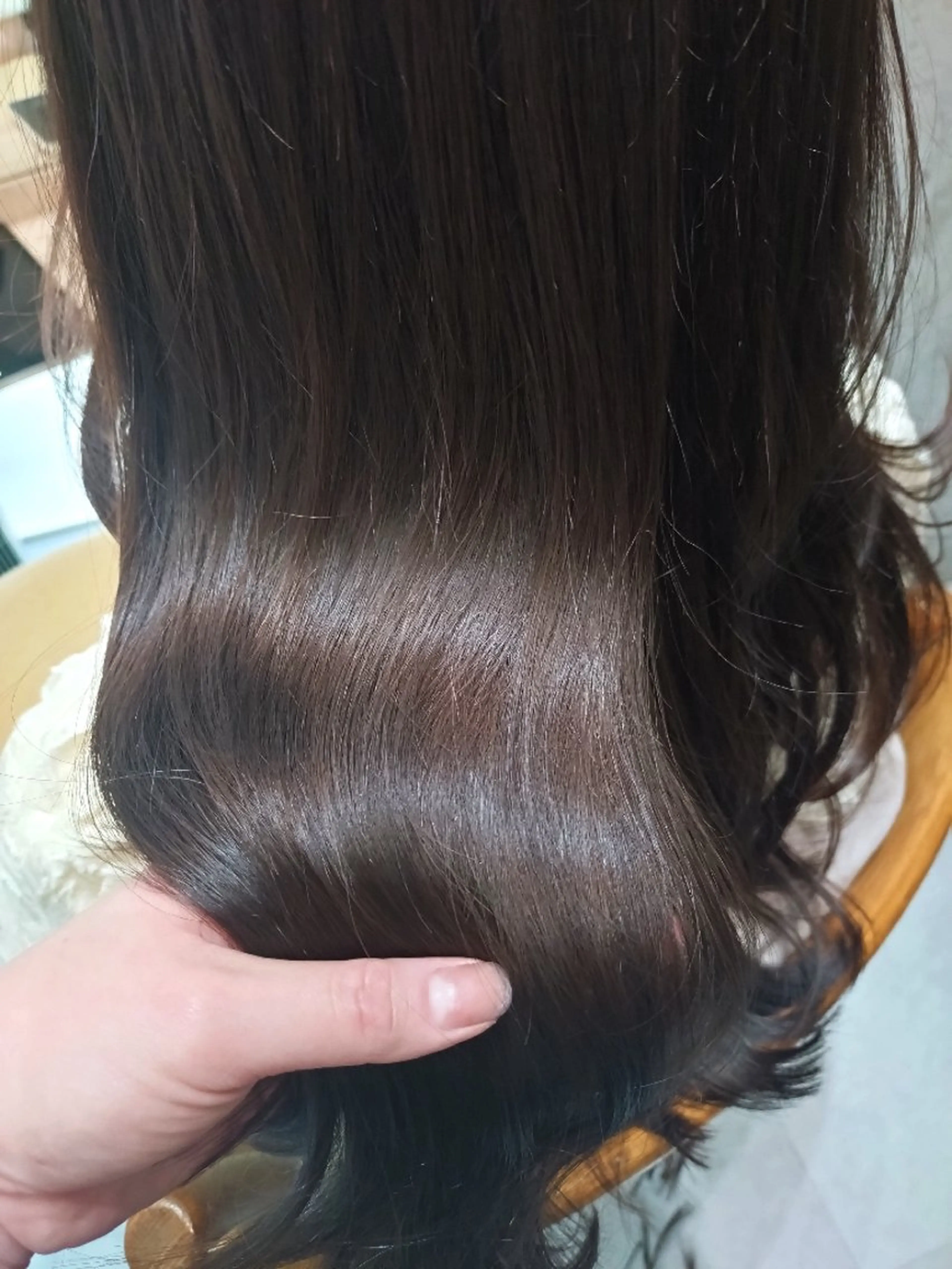 セミロング カラー カット ヘアカラー トリートメント ヘアアレンジ/柔らか 艶カラー/AKARIのヘアスタイル