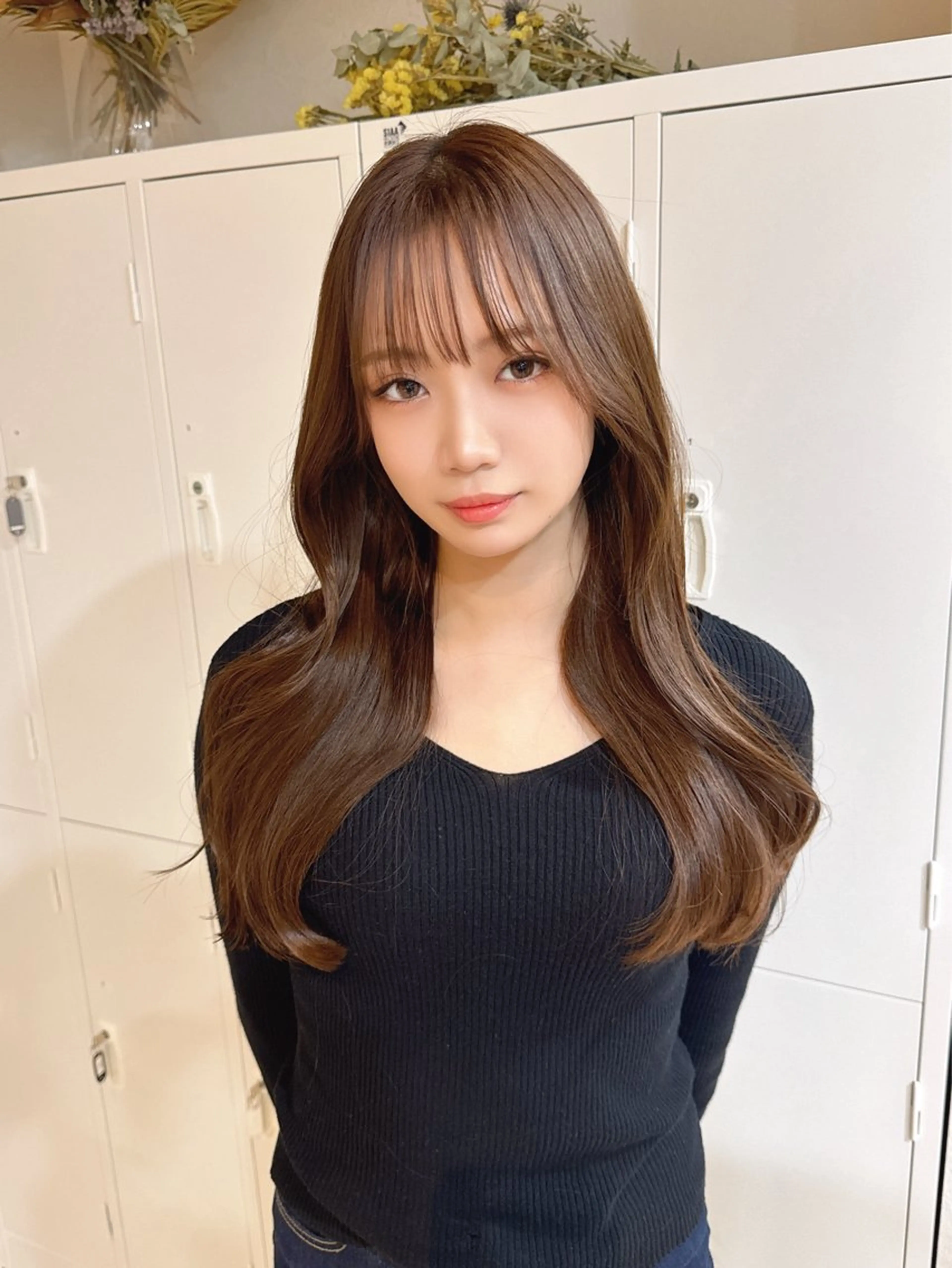 ロング 韓国/透明感 Veluaのヘアスタイル