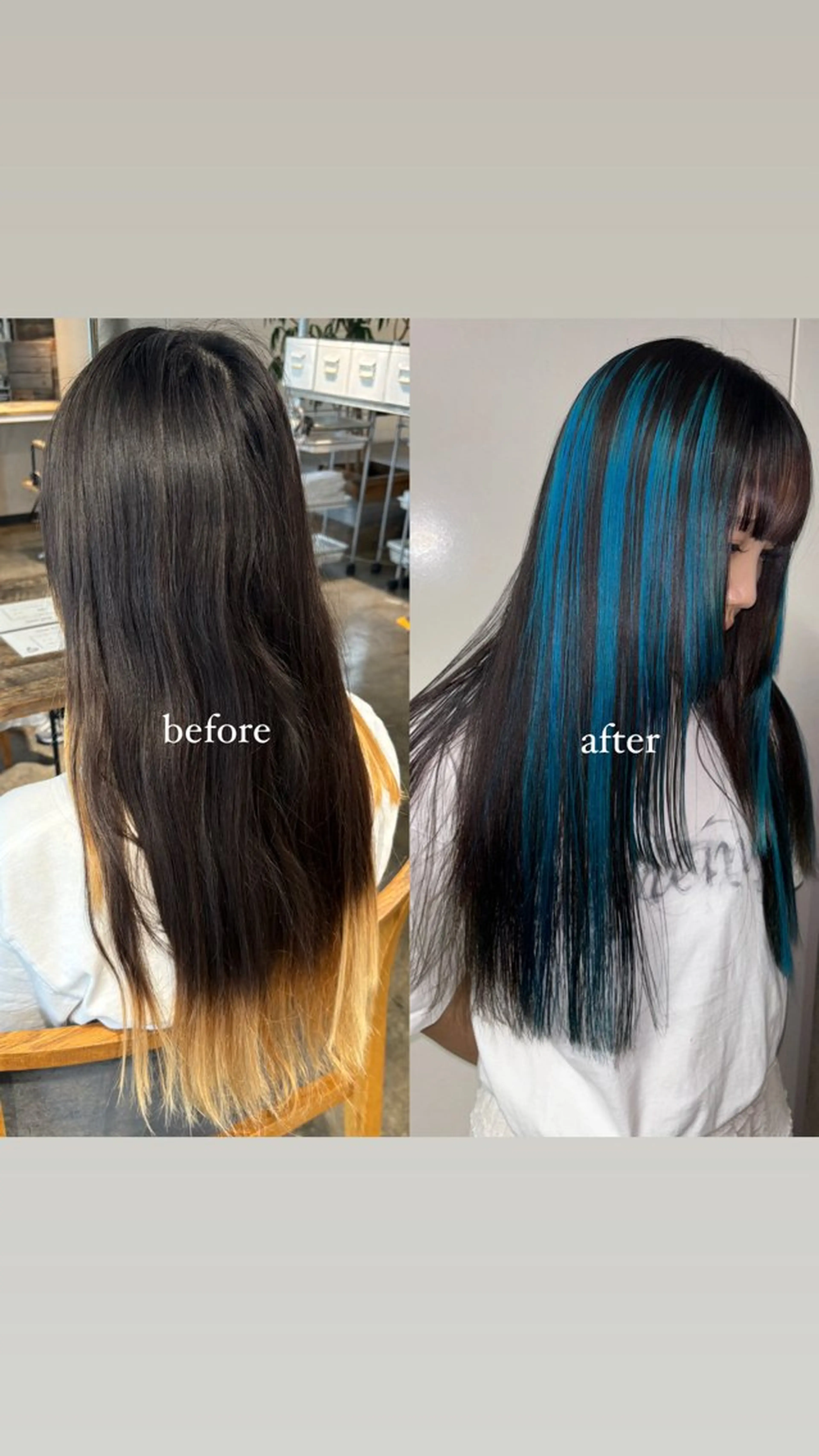 セミロング カラー 💫miyu💫デザ インカラー/アレンジのヘアスタイル