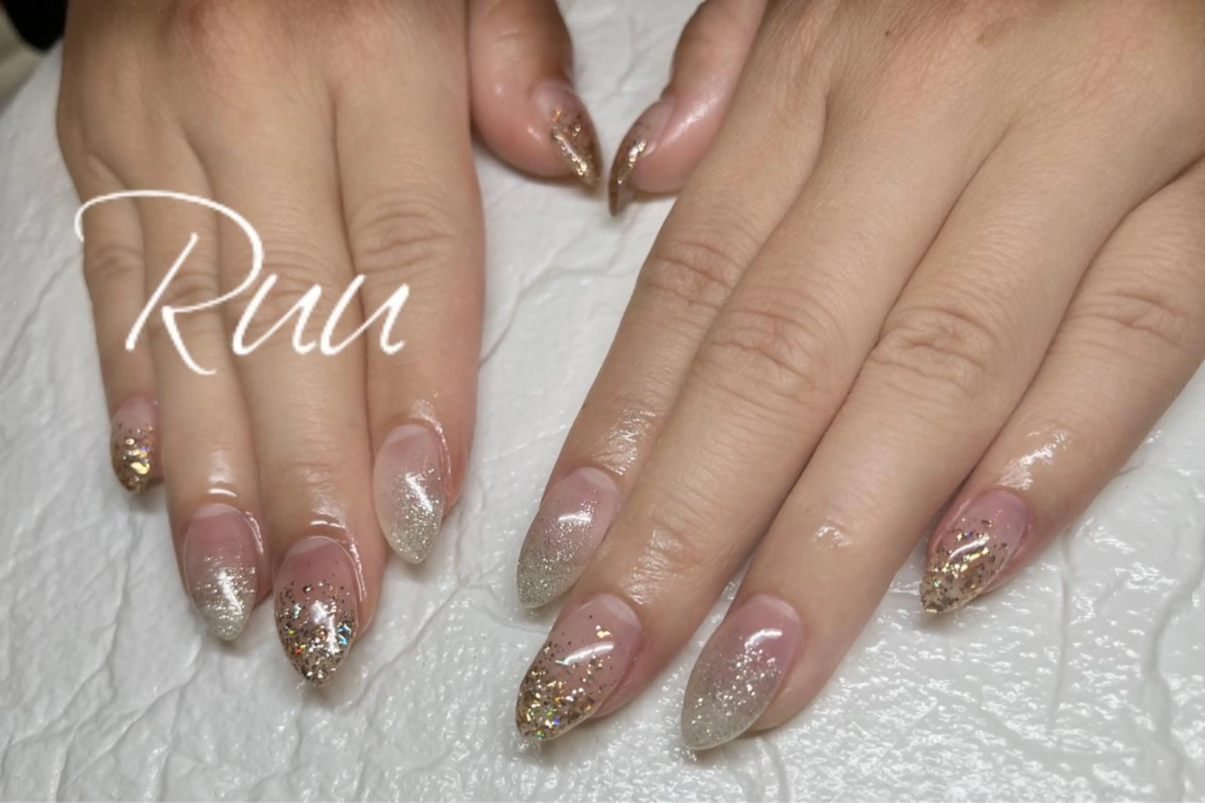 ネイル アートネイル フットネイル フレンチネイル キラキラネイル 韓国ネイル Nail salon Ruuのネイルデザイン