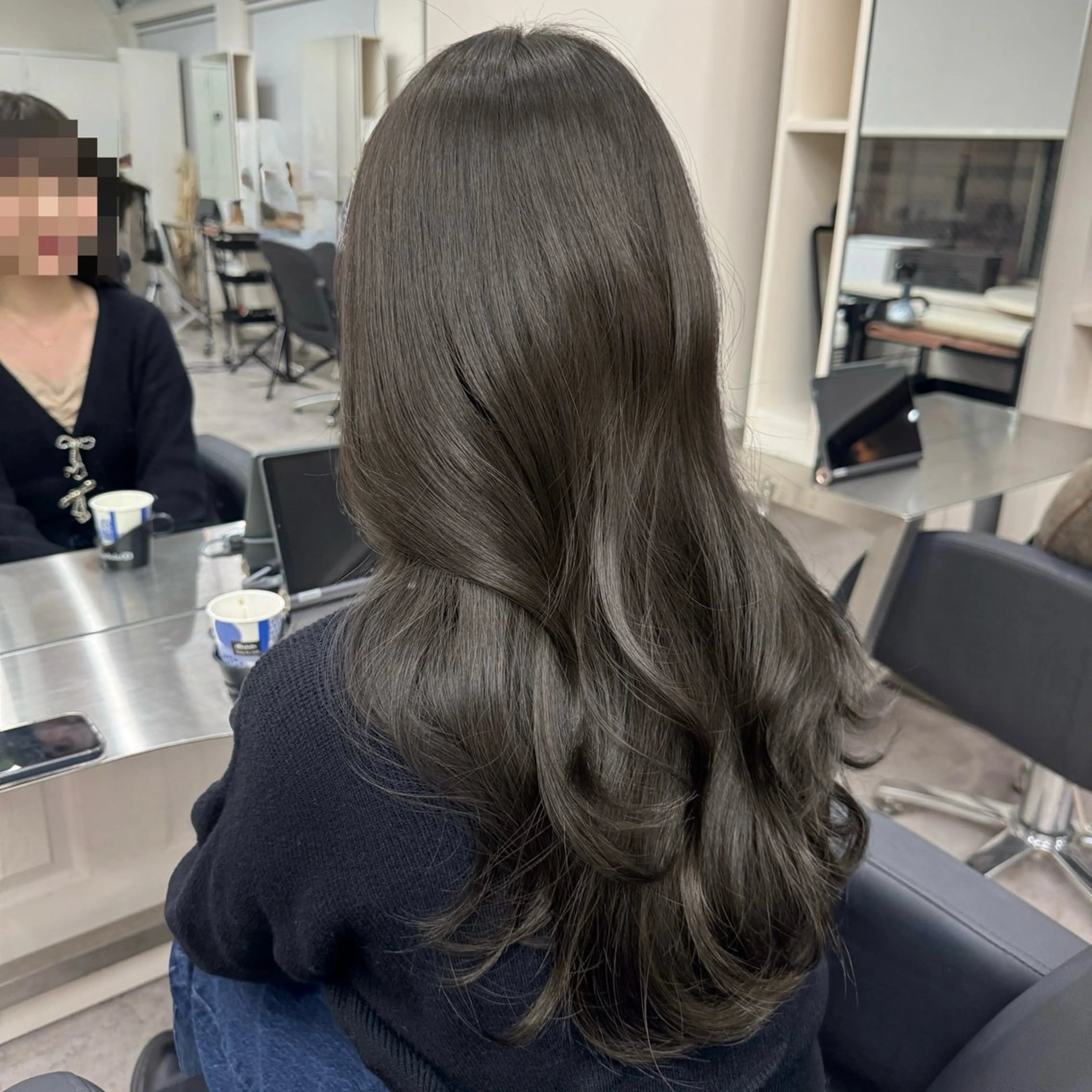 ロング カラー カット ヘアカラー トリートメント 🎀レイヤー×透明感 ×髪質改善🎀米田のヘアスタイル