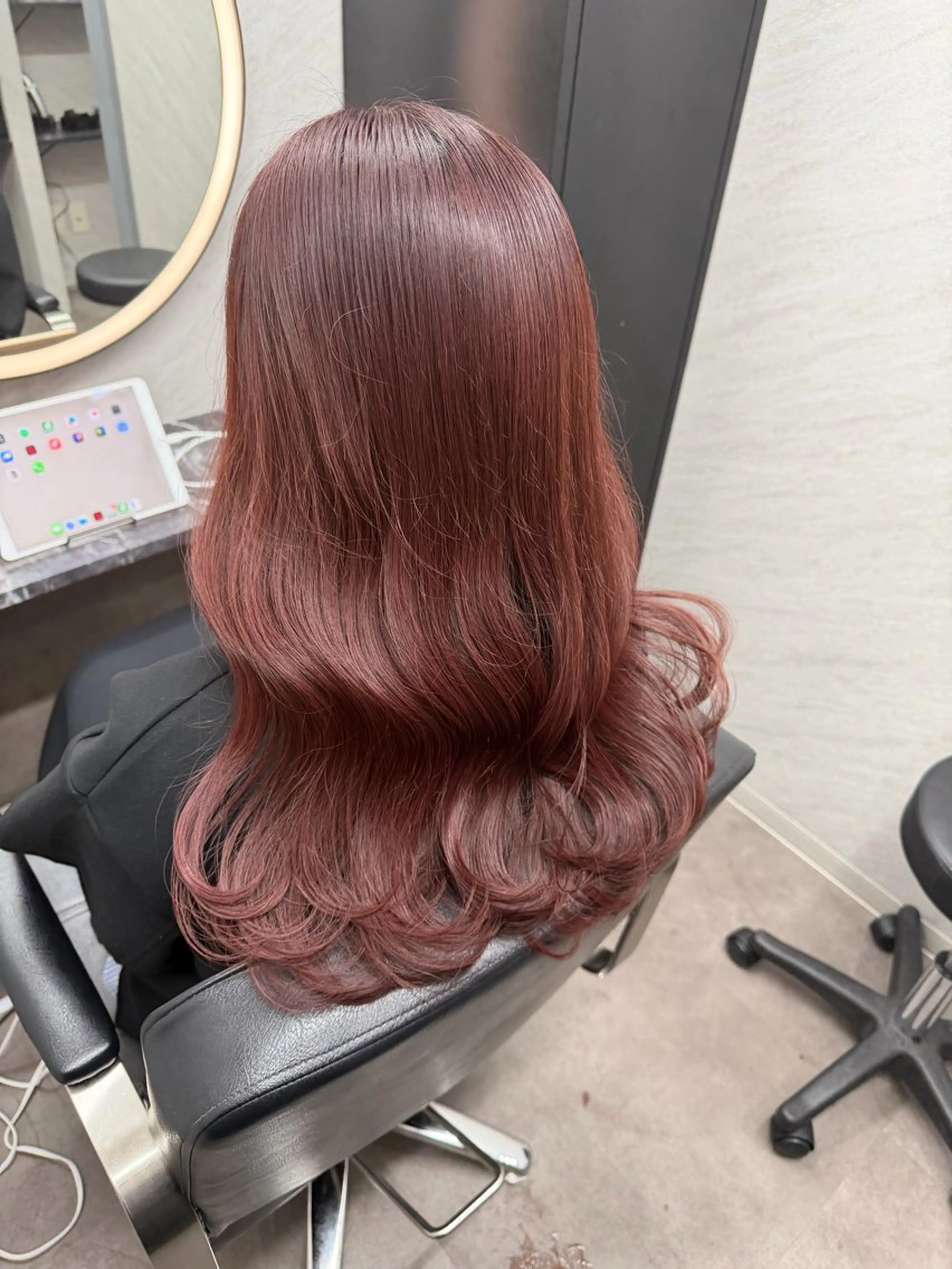ロング カラー カット ヘアカラー トリートメント 砂野 真璃奈のヘアスタイル