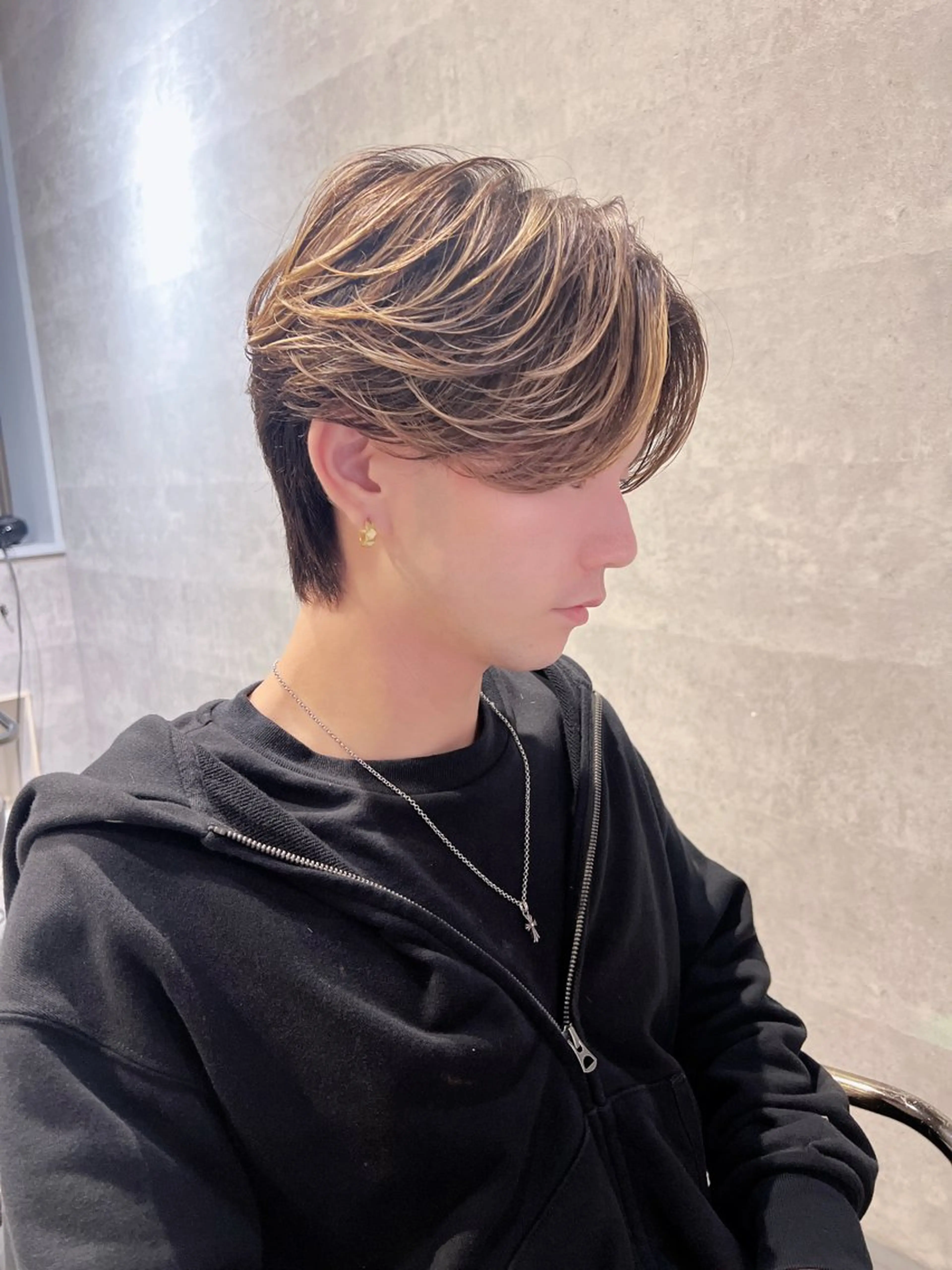 カラー メンズ NOVA天王寺 武元　裕聖のヘアスタイル