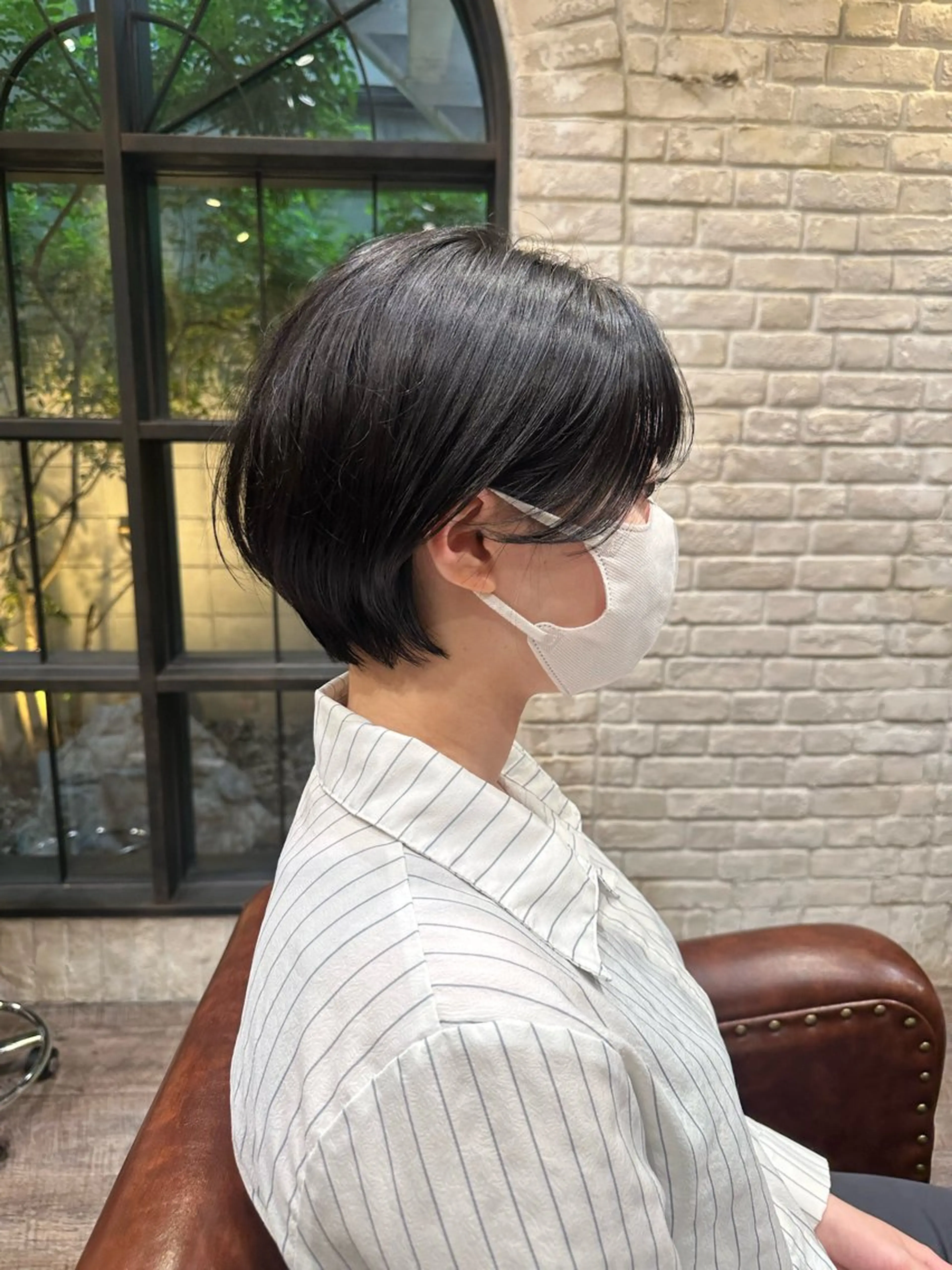 ショート ショートヘア 縮毛矯正・ボブ 福島立也のヘアスタイル