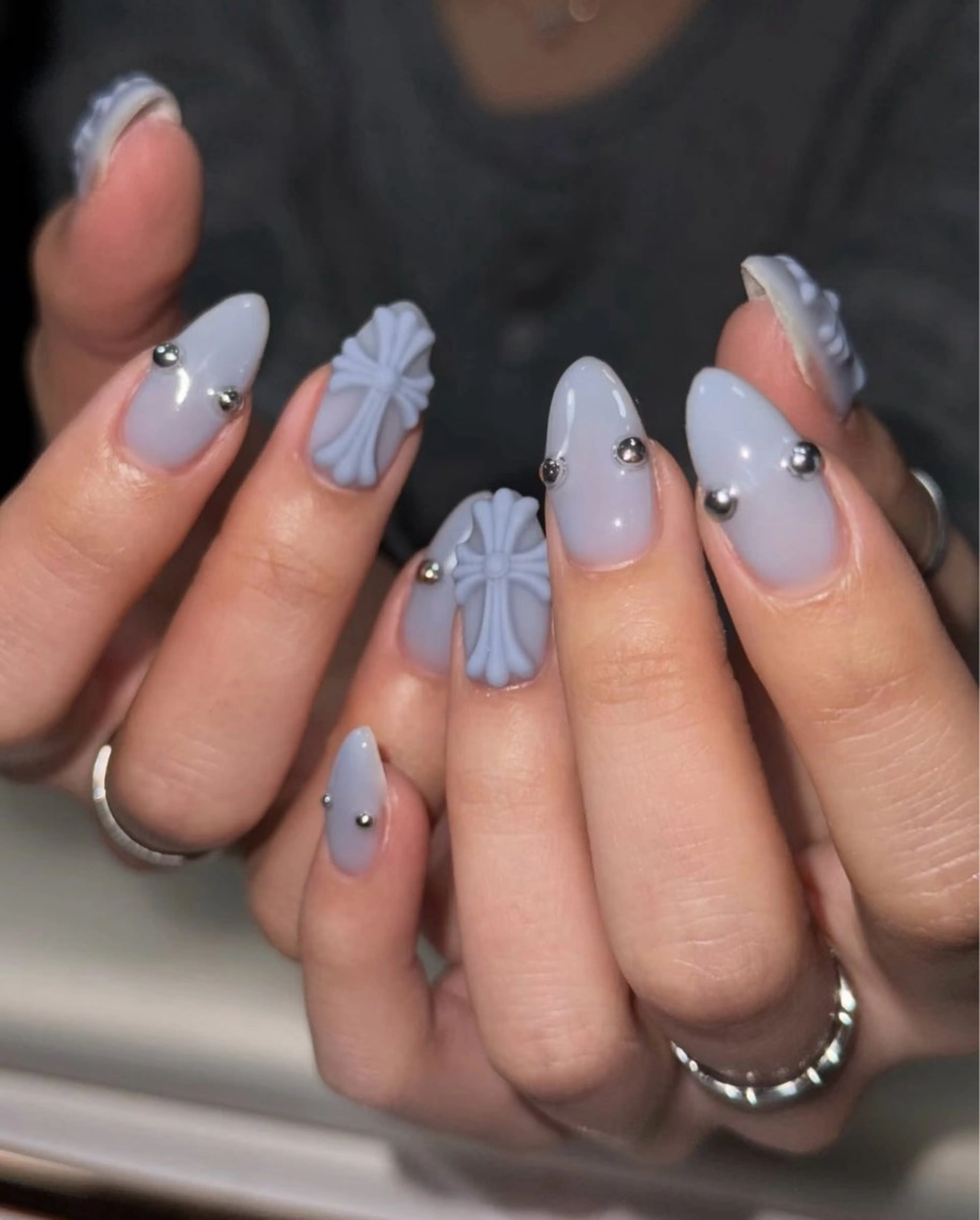 ネイル オーロラネイル べっ甲ネイル チークネイル 成人式 長さ出し ハンドネイル ハンドケア For you. Nail Salonのネイルデザイン