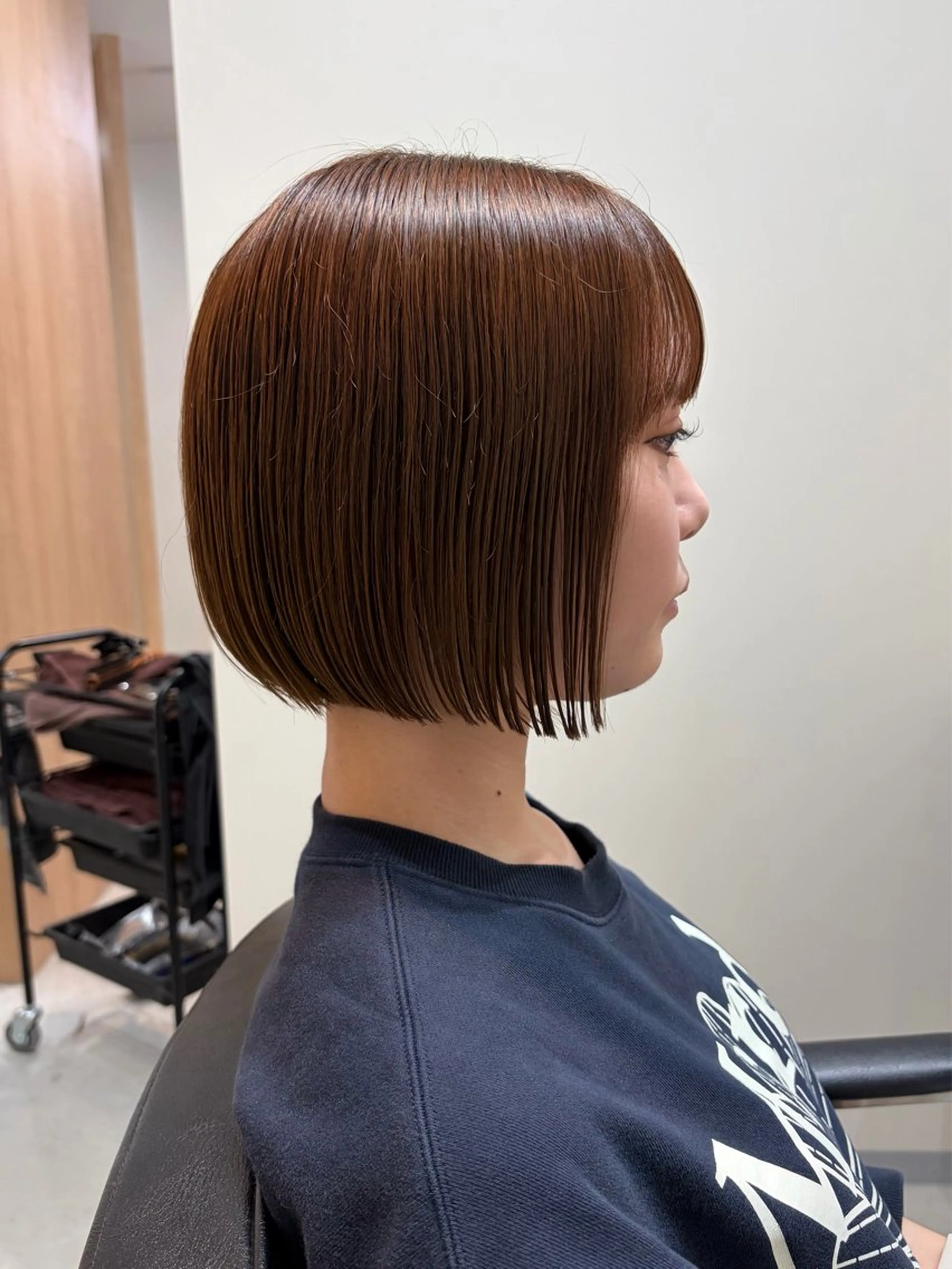 ショート カラー ボブ カット ヘアカラー トリートメント china/ボブ /似合わせカラーのヘアスタイル