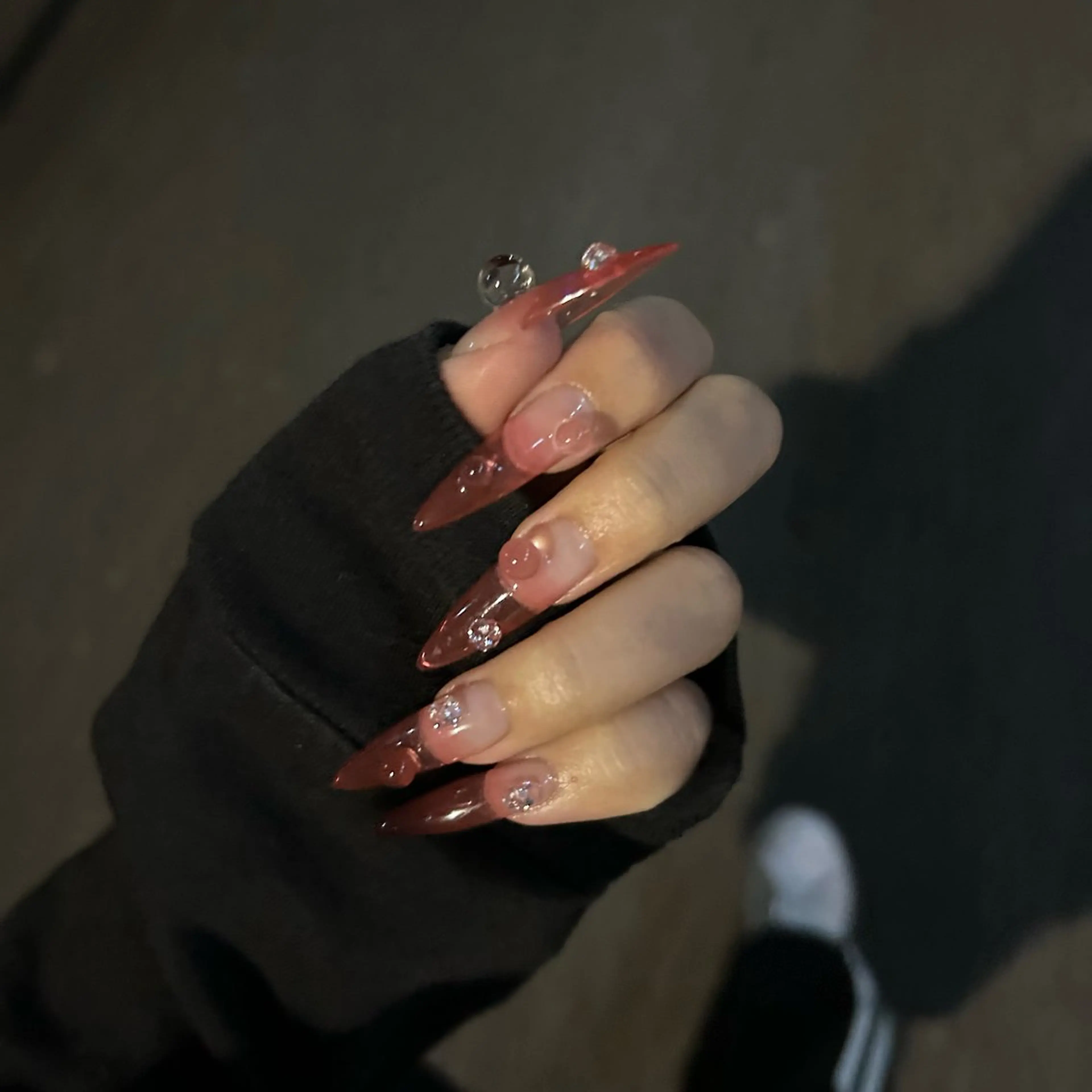 ネイル パラあり！フィルイン 美フォルムのネイルデザイン