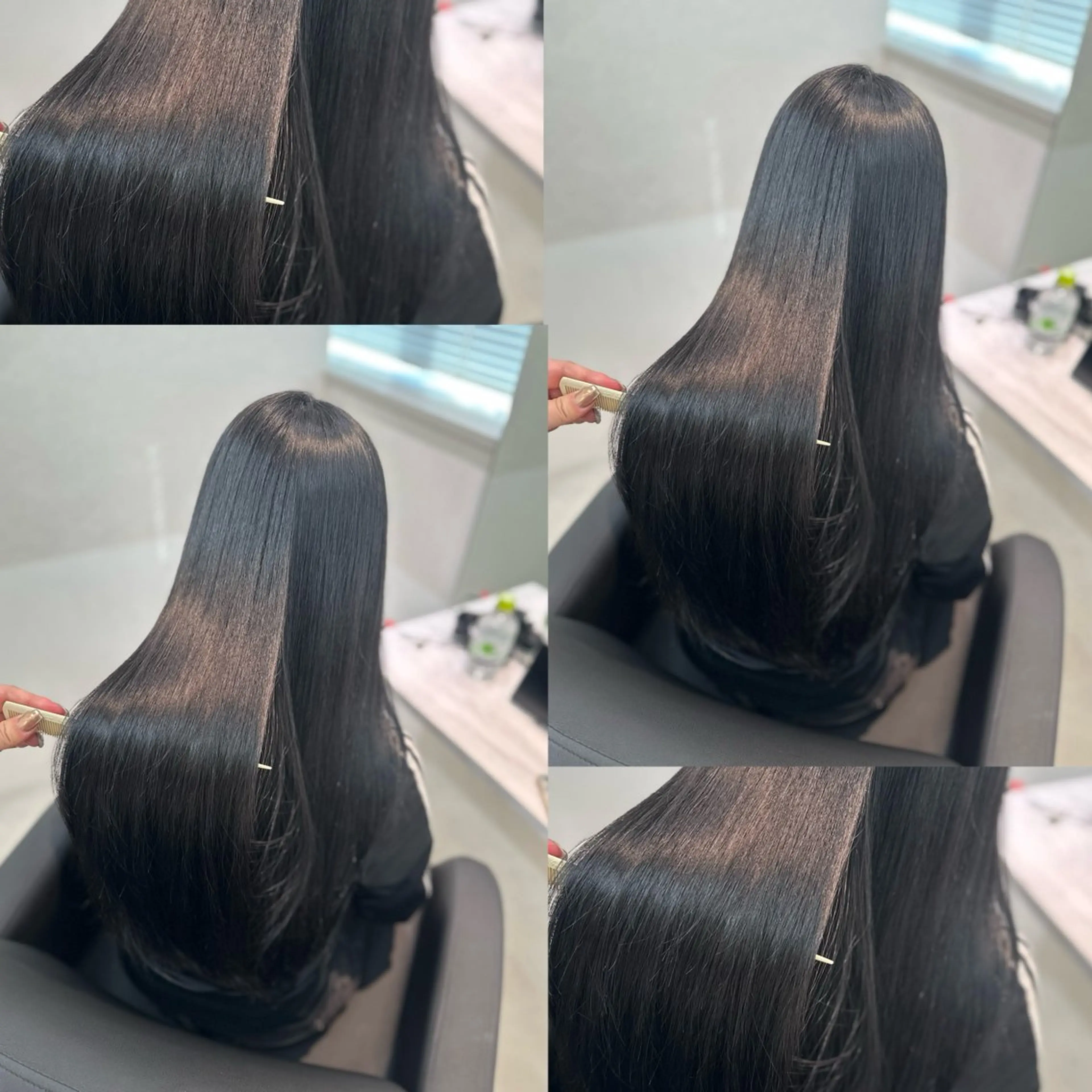 ロング カット 縮毛矯正 トリートメント レイヤー透明感カラー / MAIKA🤎のヘアスタイル