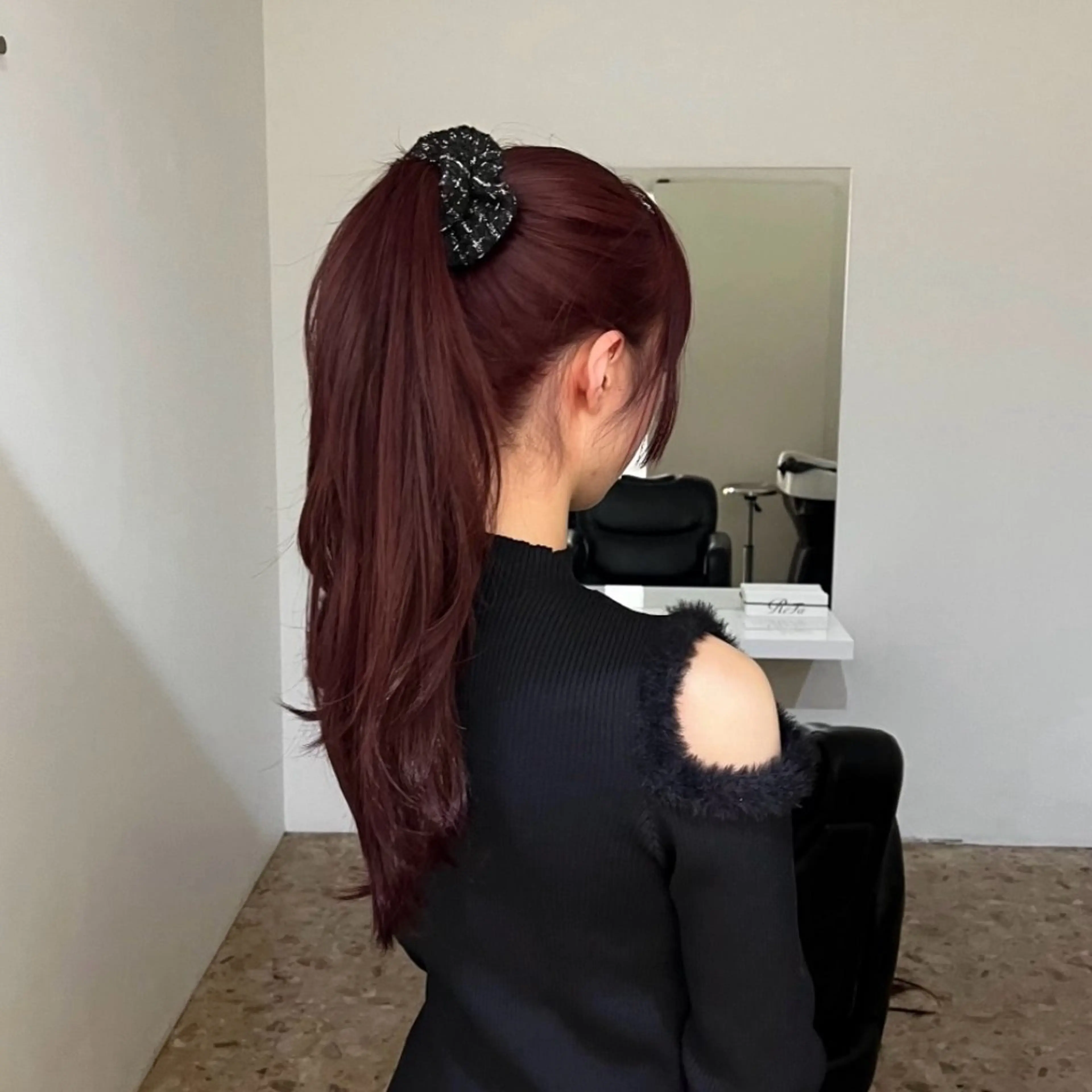 ロング カラー ブラウンカラー ダブルカラー レッドカラー レッドブラウン レイヤーカット 艶カラー/ブリーチ なし/ASUMI🎀のヘアスタイル