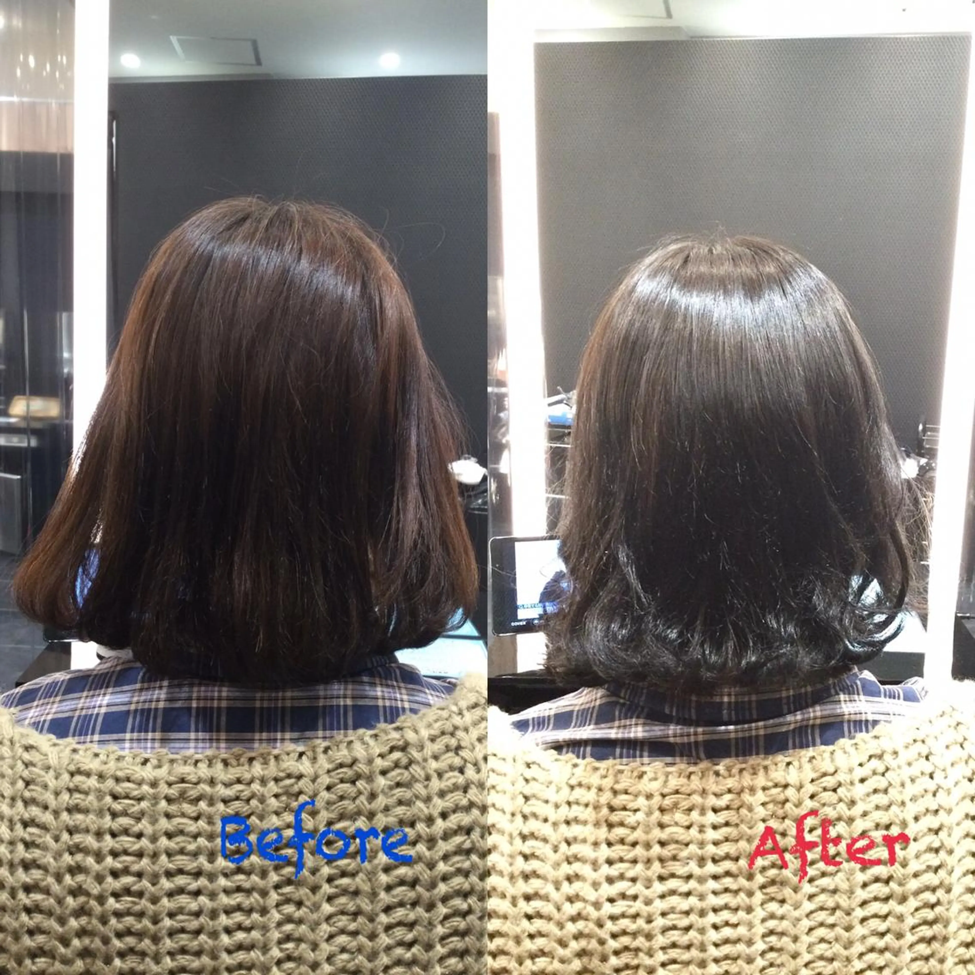 ショート カラー パーマ Annon プライベートサロンのヘアスタイル